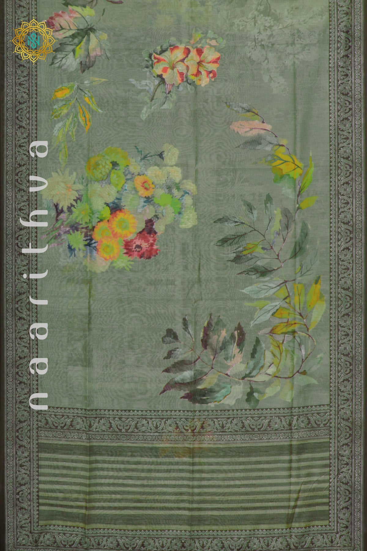 GREEN - CHANNDERI SILK COTTON