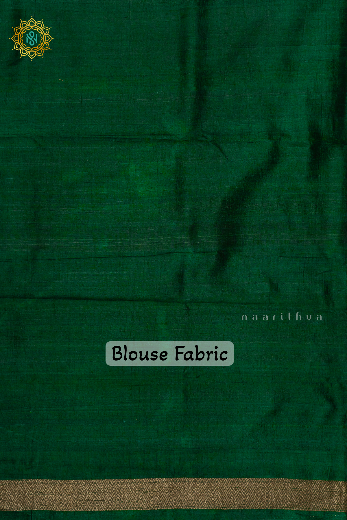 RED WITH GREEN - PURE BANRASI RAW SILK