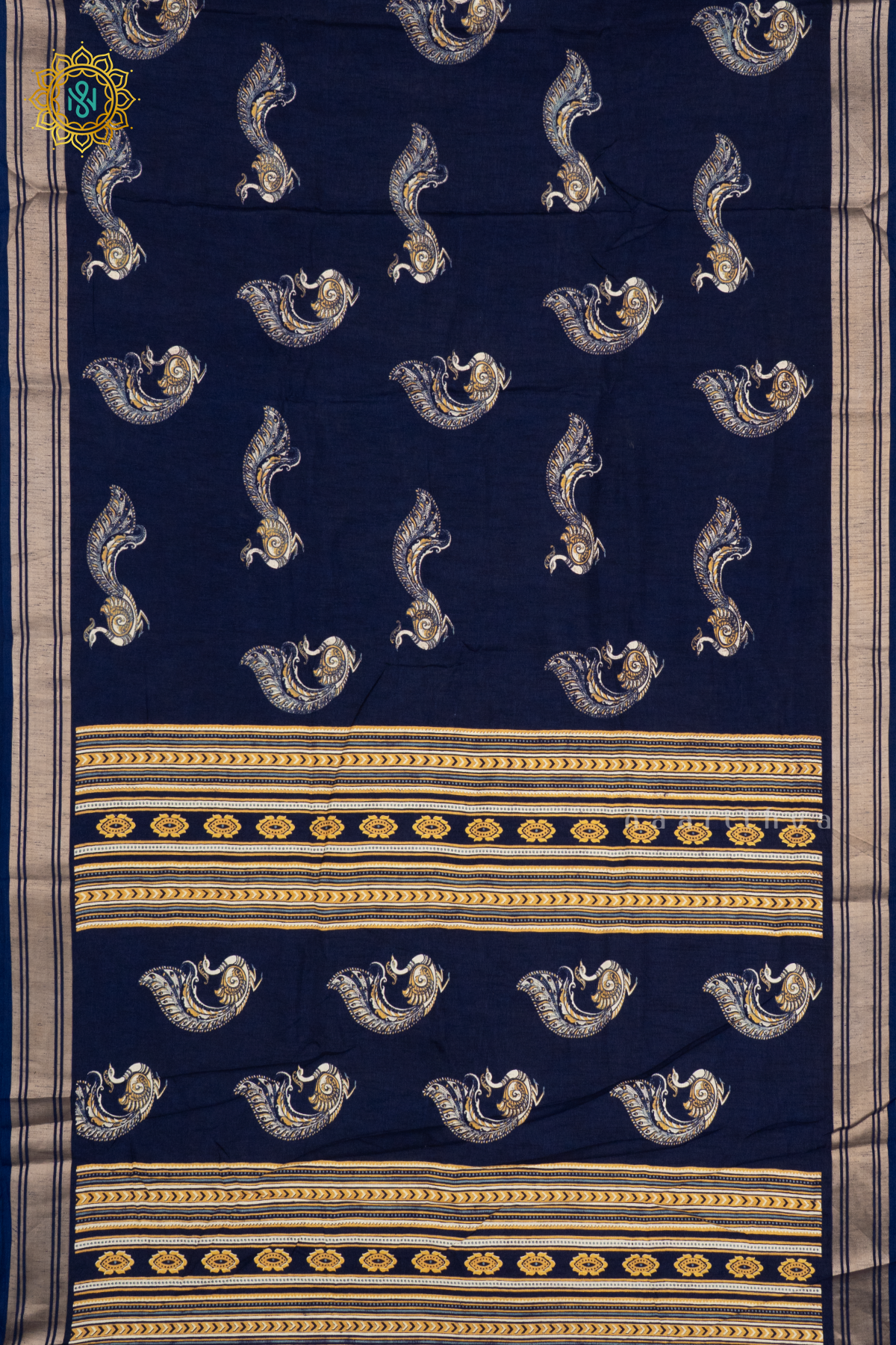 NAVY BLUE - SEMI DOLA SILK