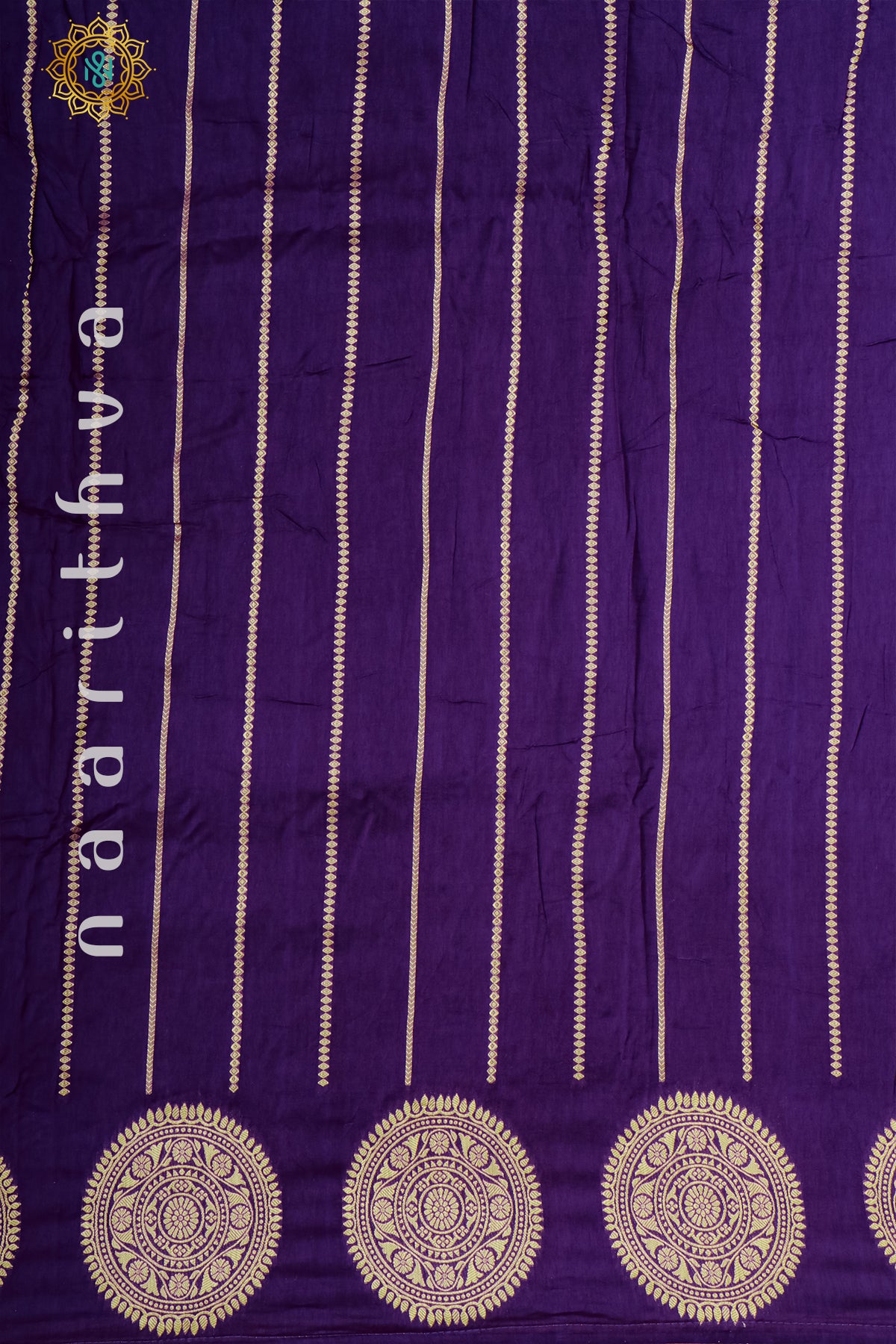 PURPLE WITH YELLOW - DOLA SILK