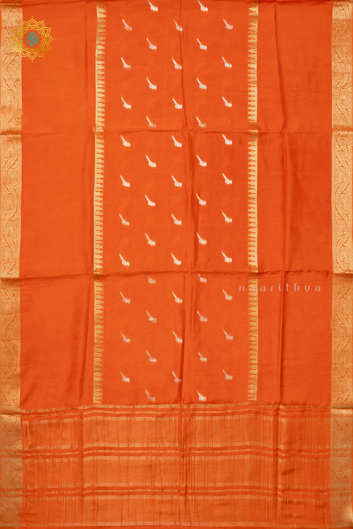 ORANGE - SEMI CREPE SILK