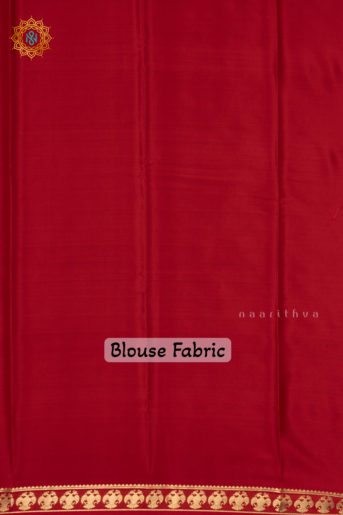 RED - PURE MYSORE CREPE SILK