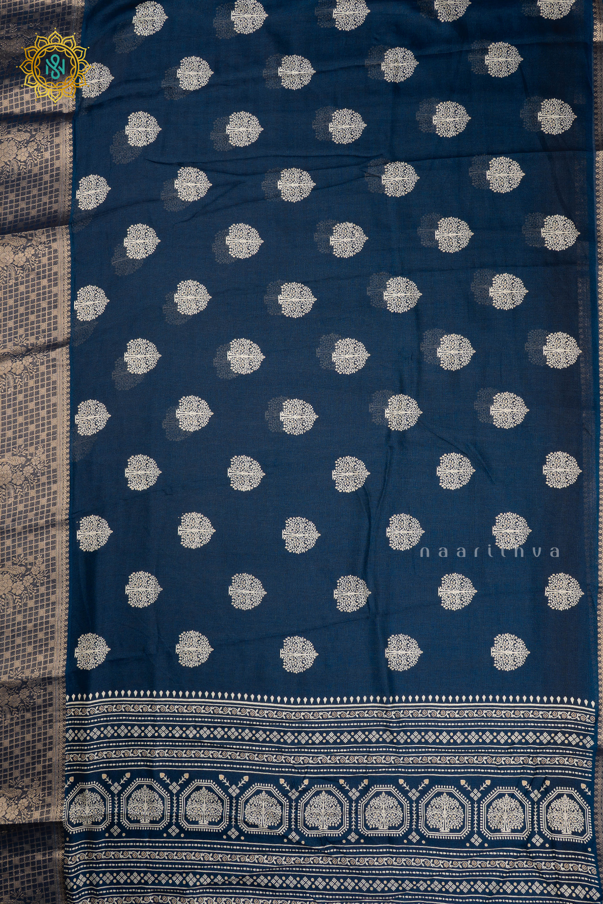 PEACOCK BLUE - SEMI GEORGETTE