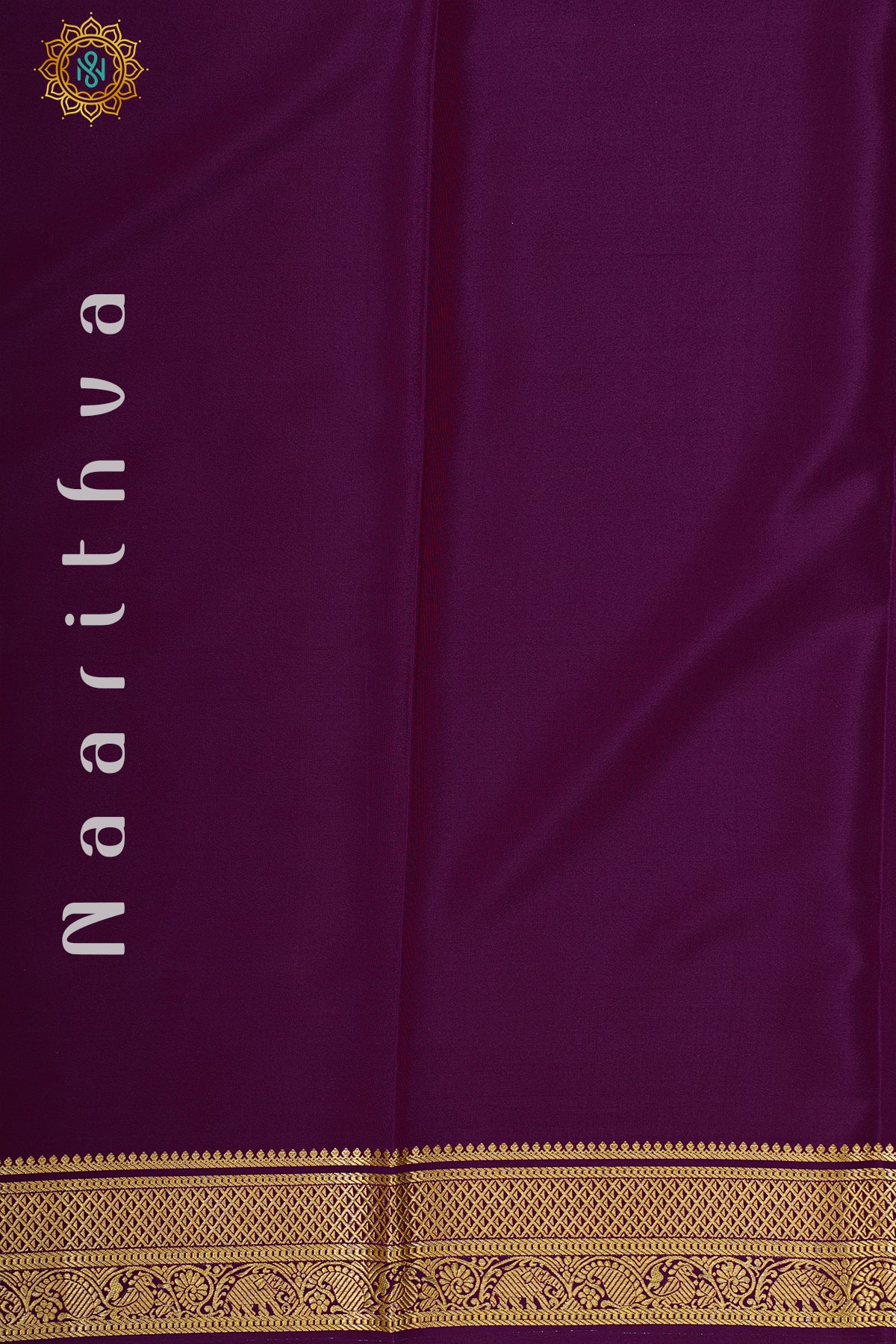 WINE - PURE MYSORE CREPE SILK