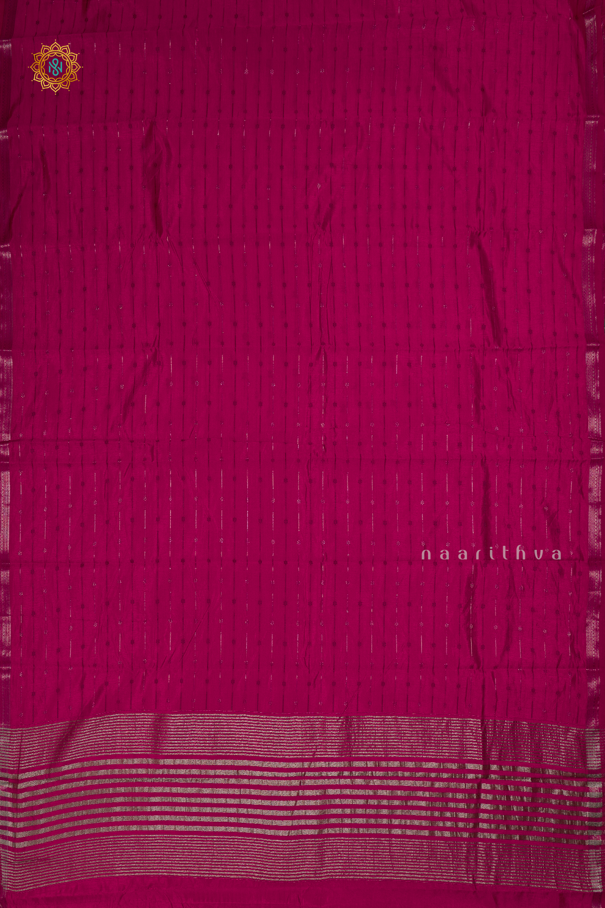 MAGENTA - SEMI RAW SILK