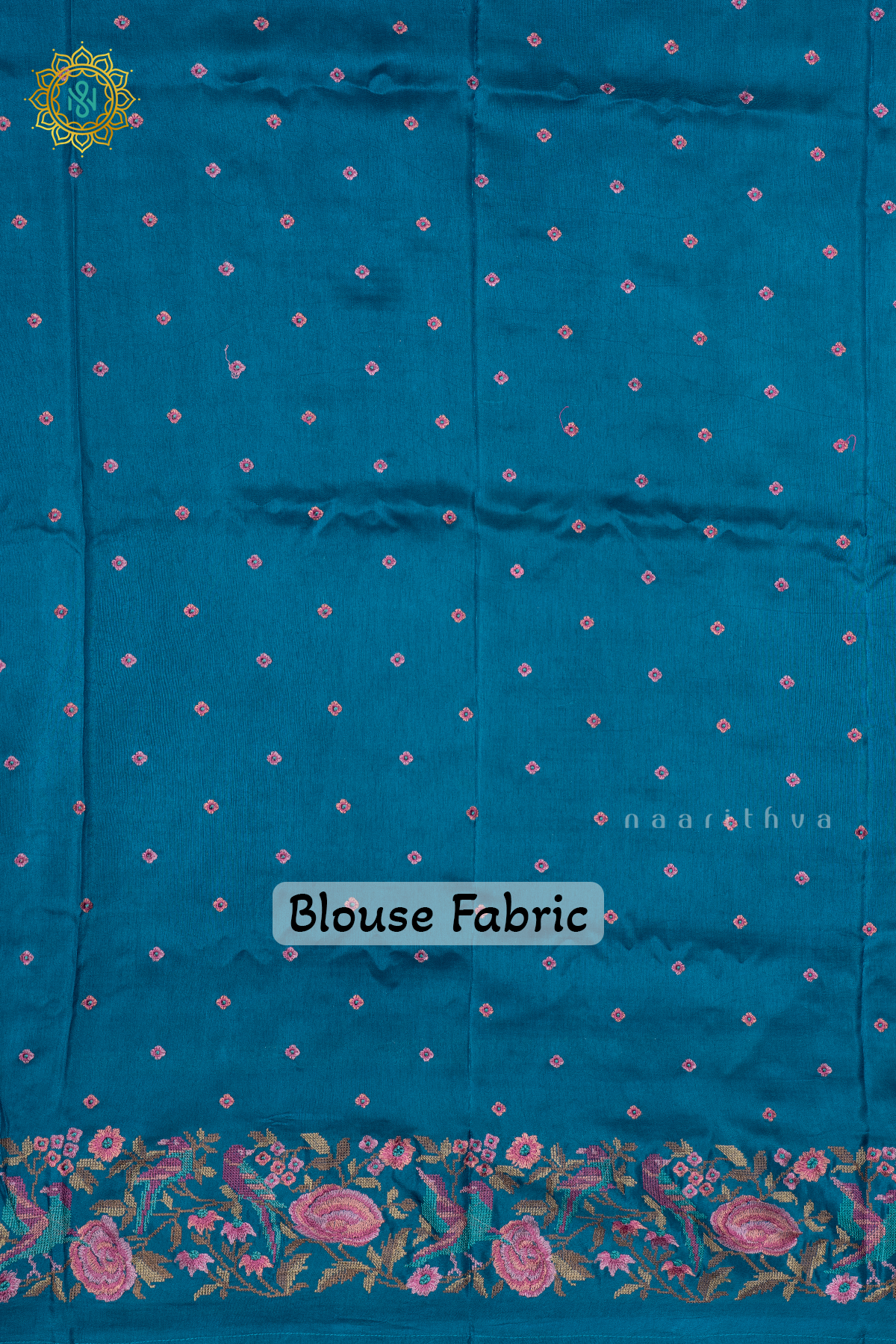 TEAL BLUE - SEMI CREPE SILK