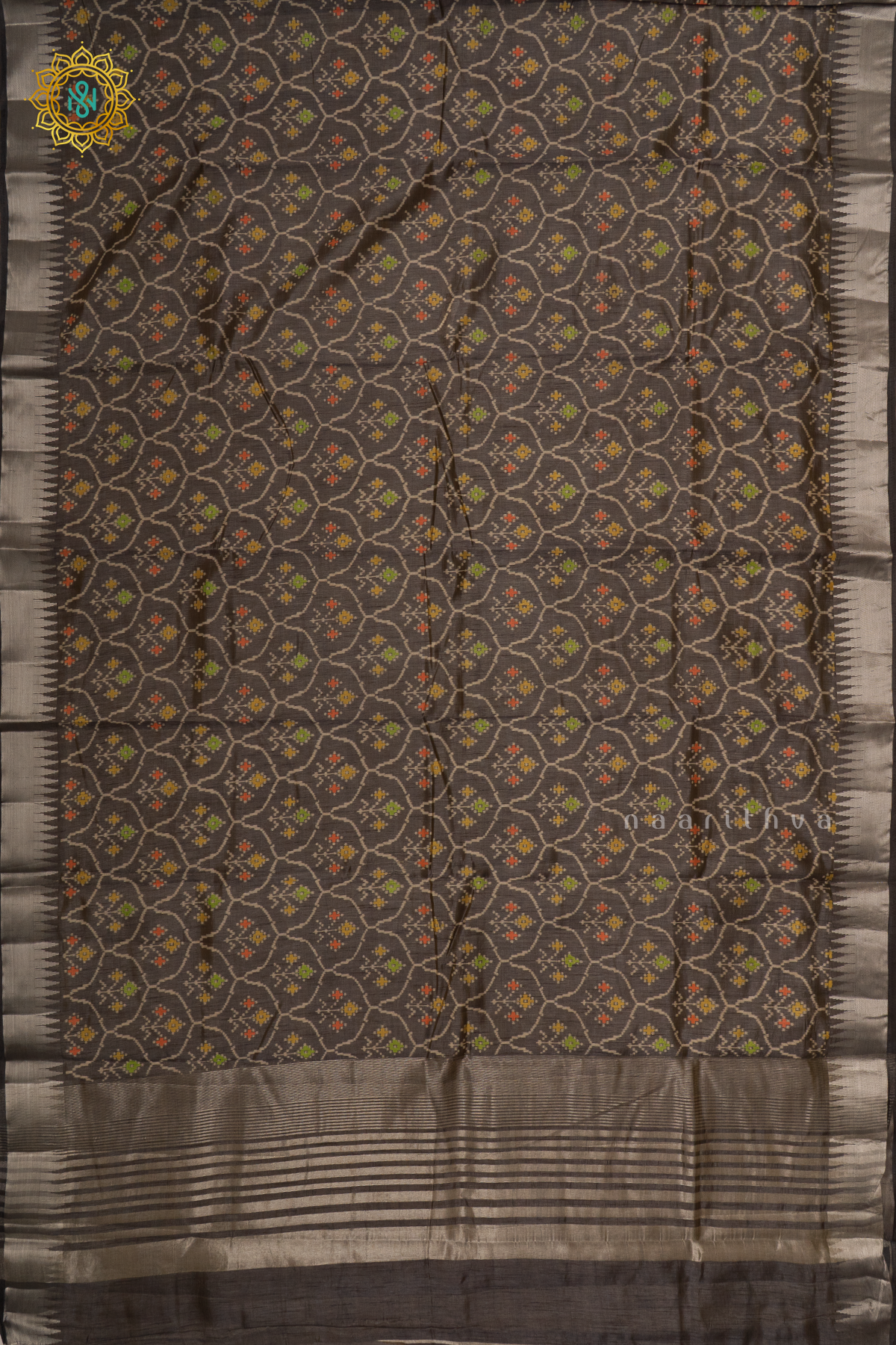 GREY - SEMI TUSSAR SILK