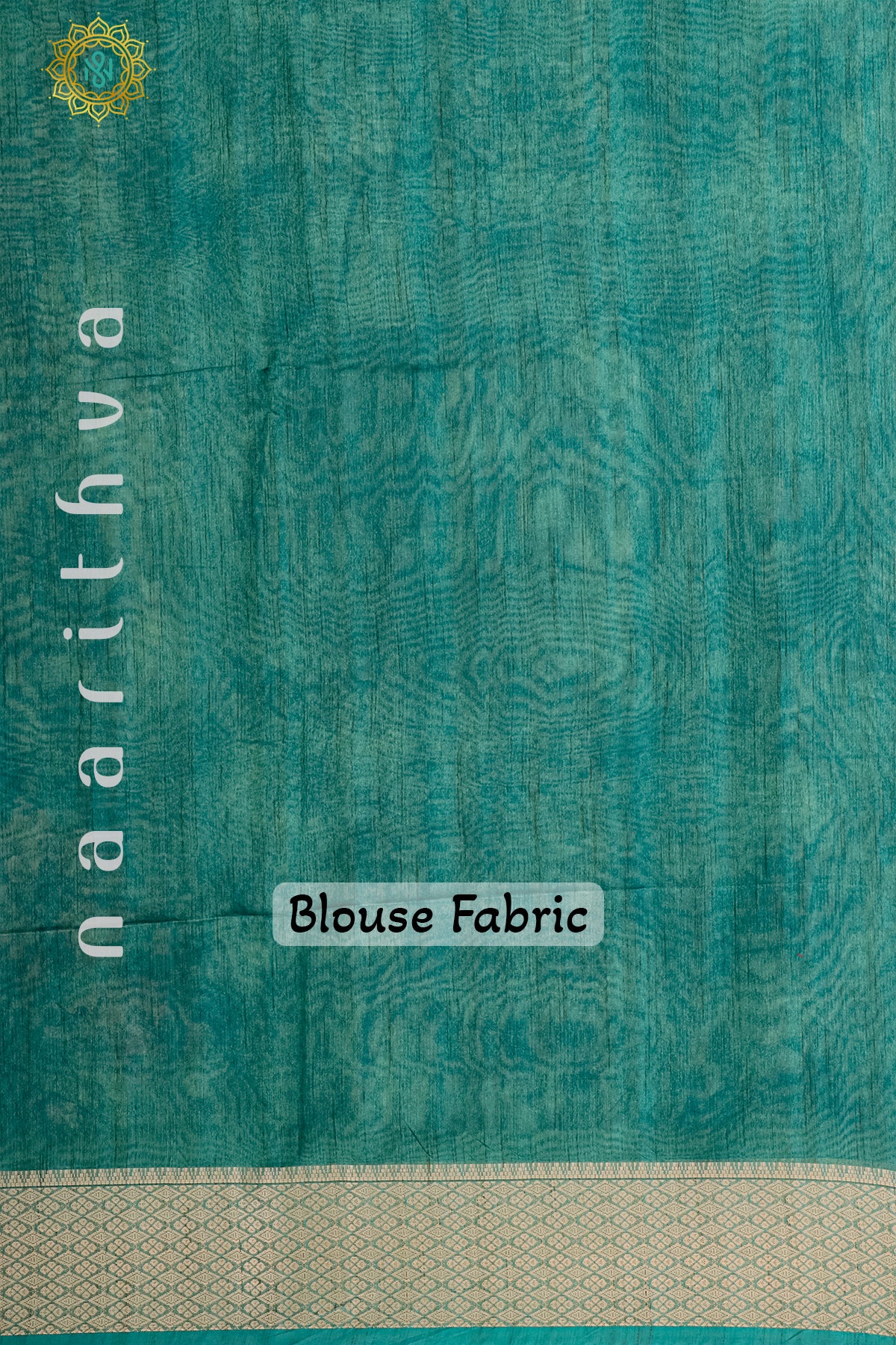 AQUA BLUE - SEMI TUSSAR SILK