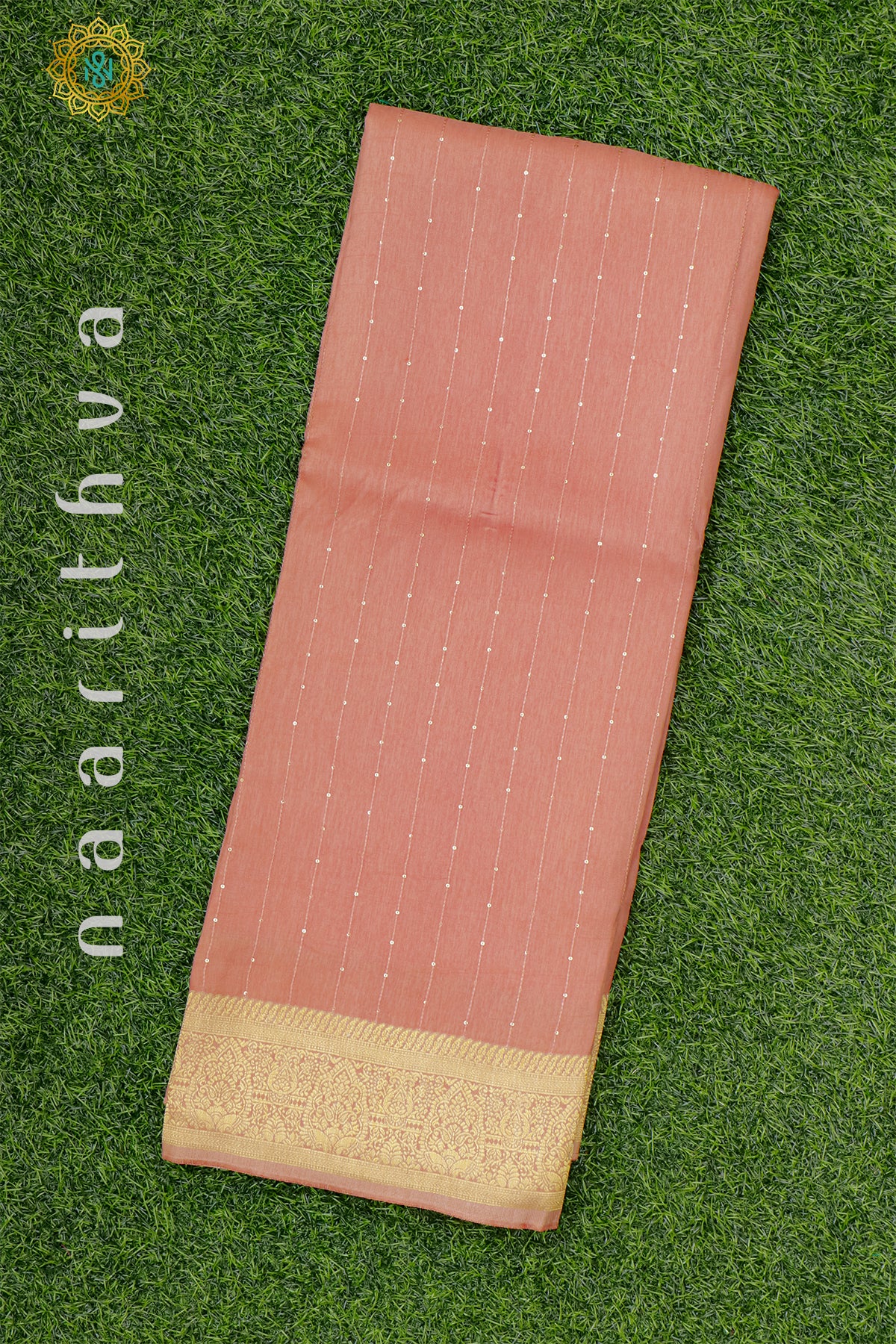 PEACH - SEMI CREPE SILK