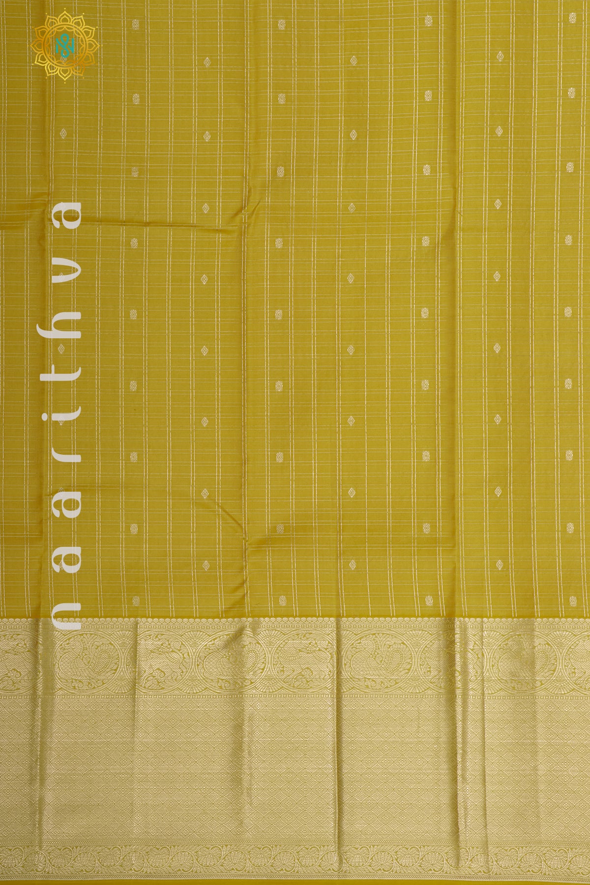 MUSTARD YELLOW - PURE KANJIVARAM SILK