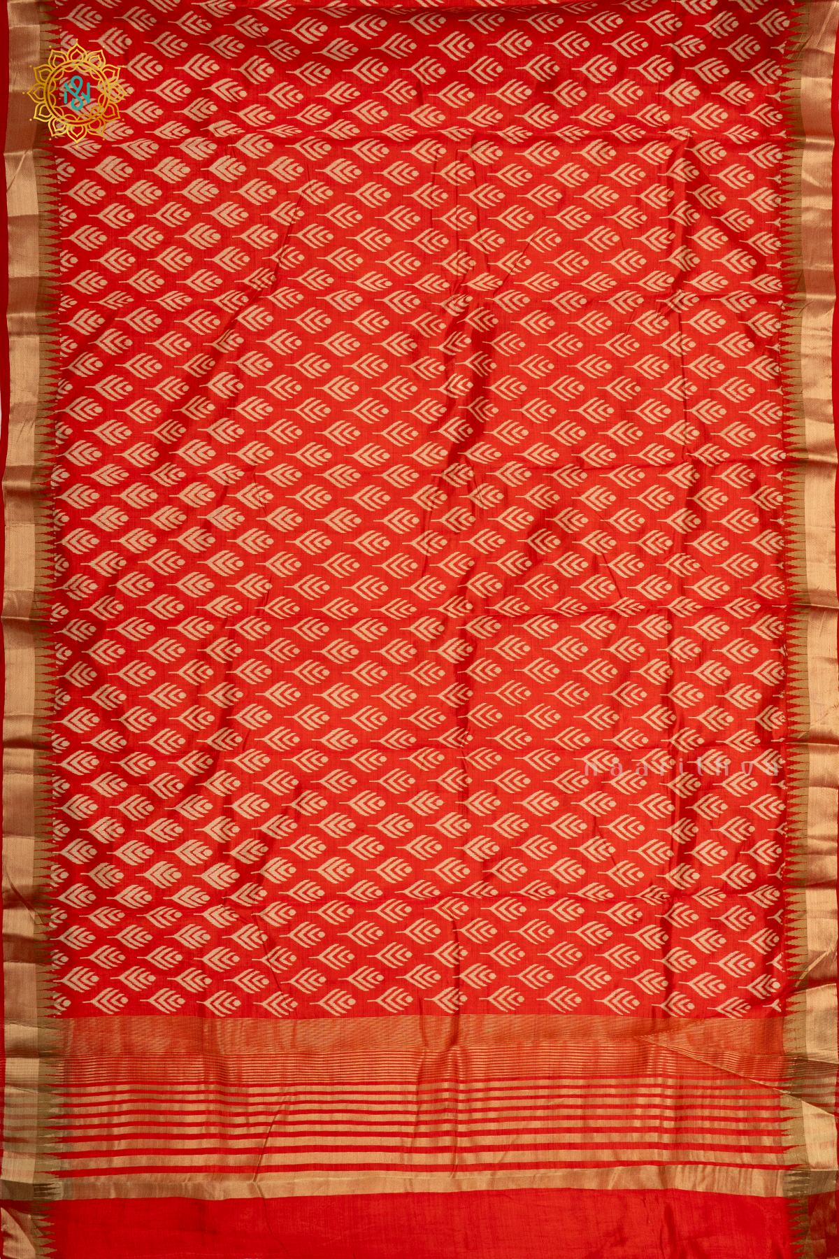 ORANGE - SEMI TUSSAR SILK