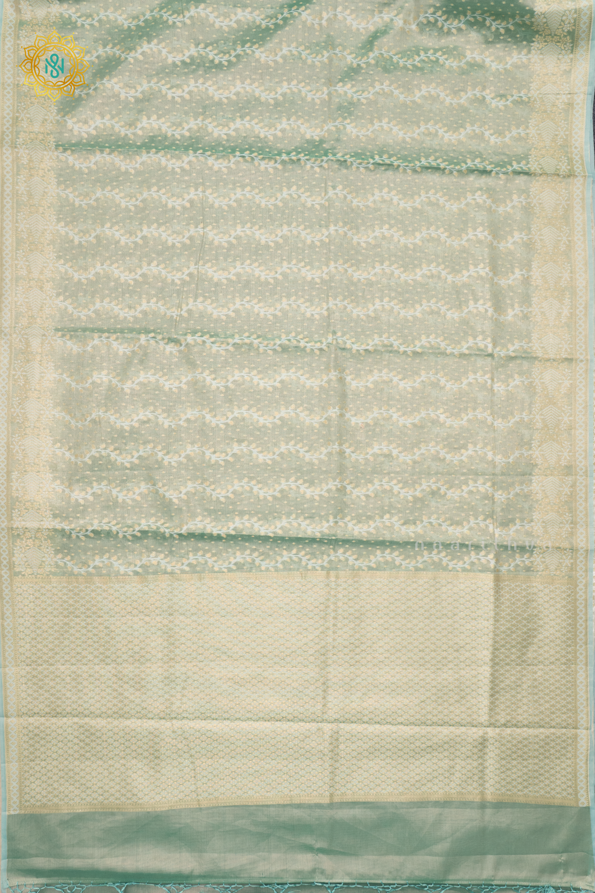 AQUA GREEN - TISSUE ORGANZA