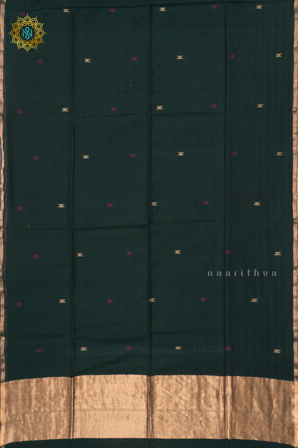 BOTTLE GREEN - MUL COTTON