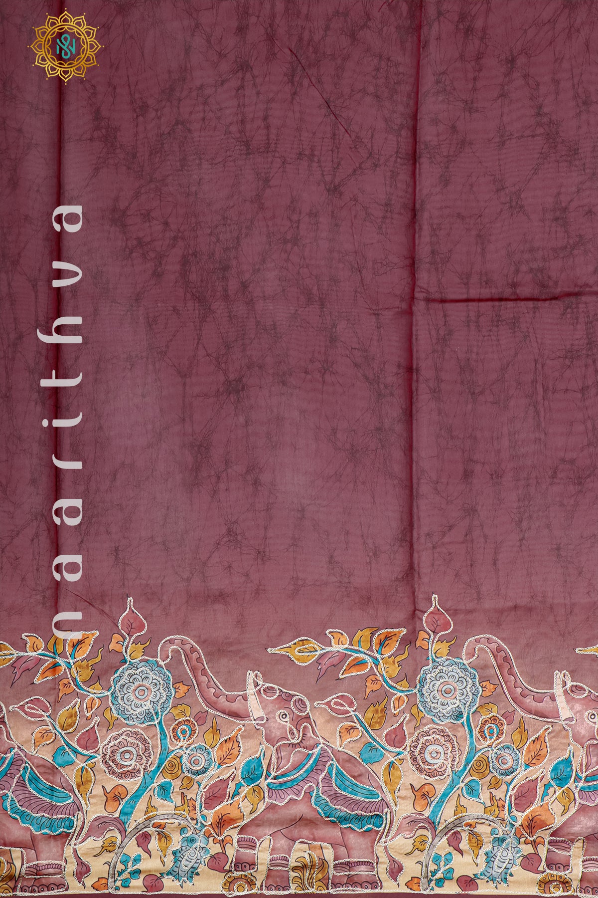 MAROON - CHANDERI SILK COTTON