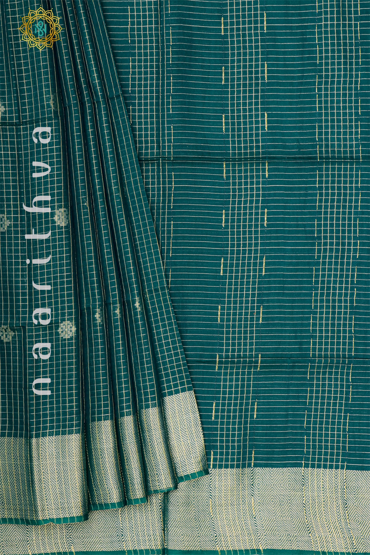 PEACOCK GREEN -  SLUB COTTON