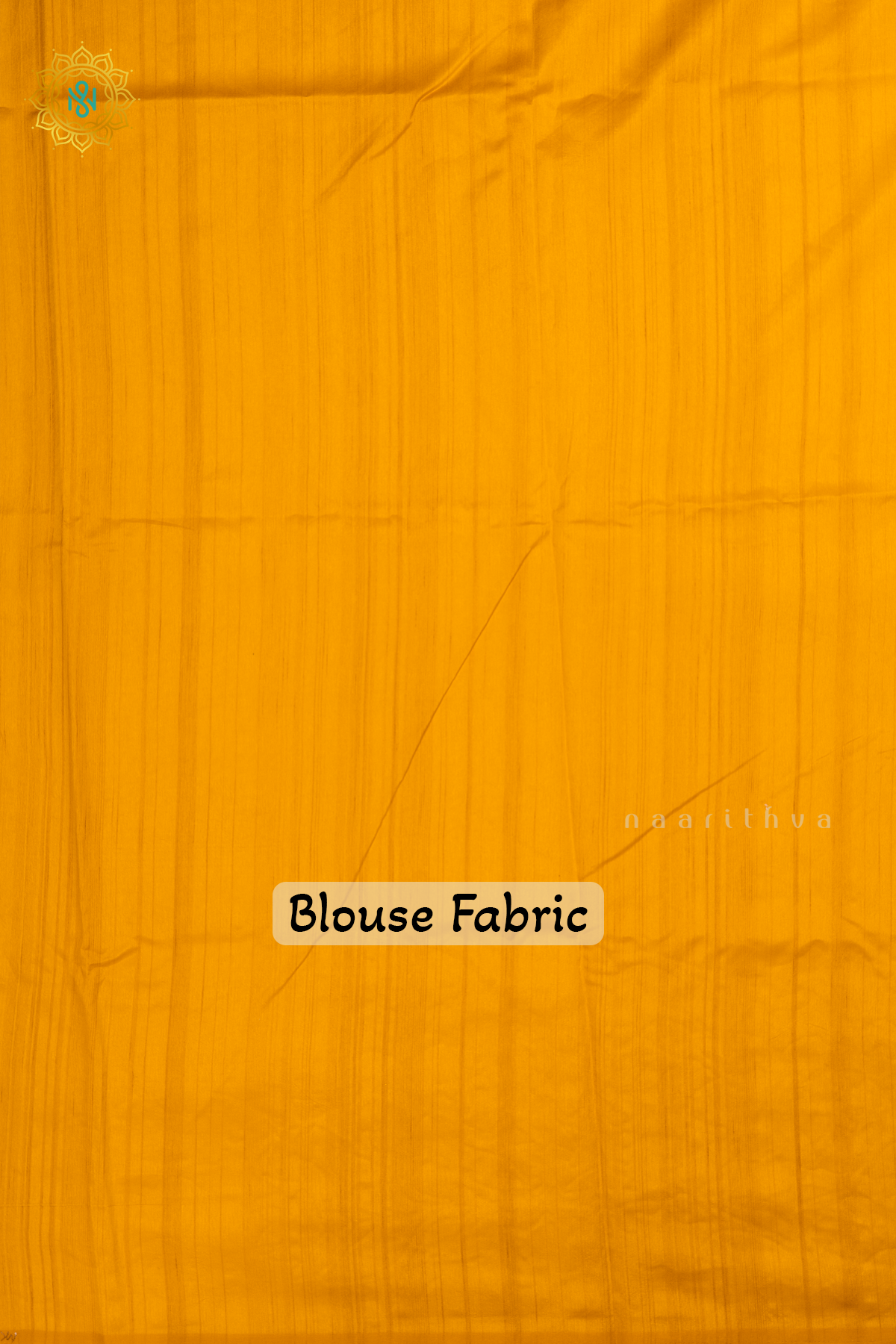 YELLOW - SEMI TUSSAR SILK SAREE WITH APPLIQUE WORK AND DUAL BLOUSE