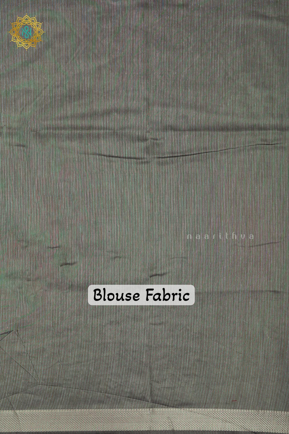 AQUA BLUE - SEMI TISSUE WITH APPLIQUE WORK