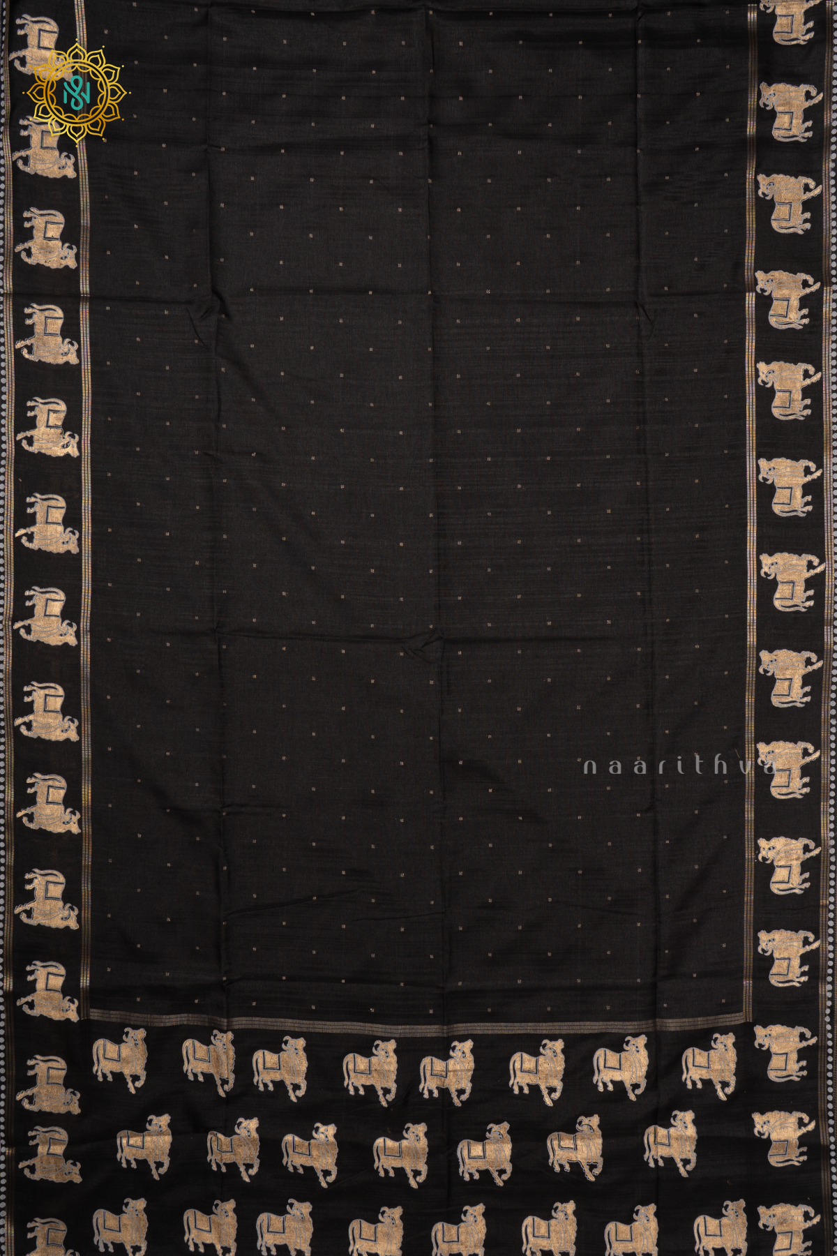PRE - BOOKING BLACK - SEMI TUSSAR SILK