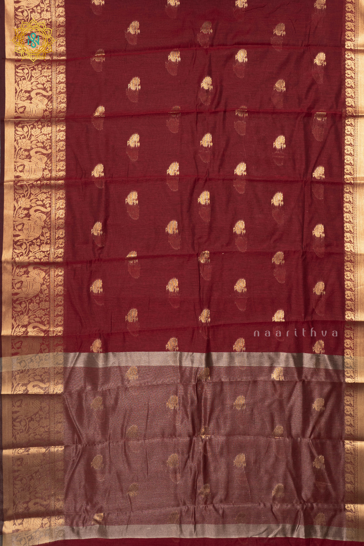 MAROON - SILK COTTON