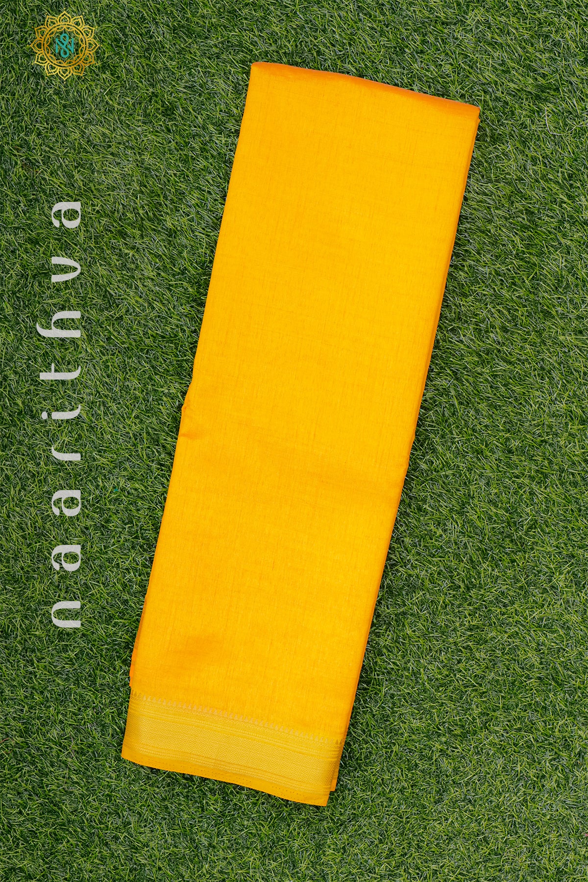 MANGO YELLOW - SEMI RAW SILK