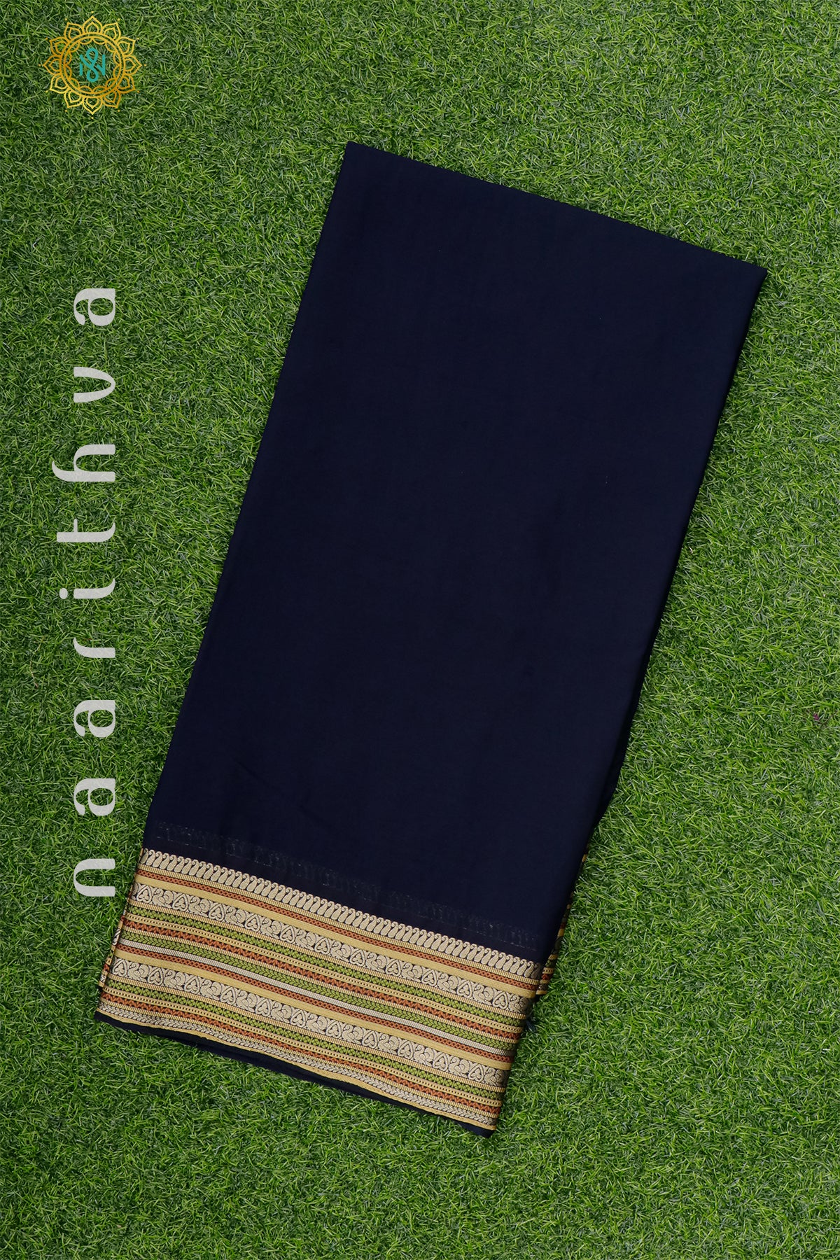 BLACK - SEMI MYSORE CREPE SILK