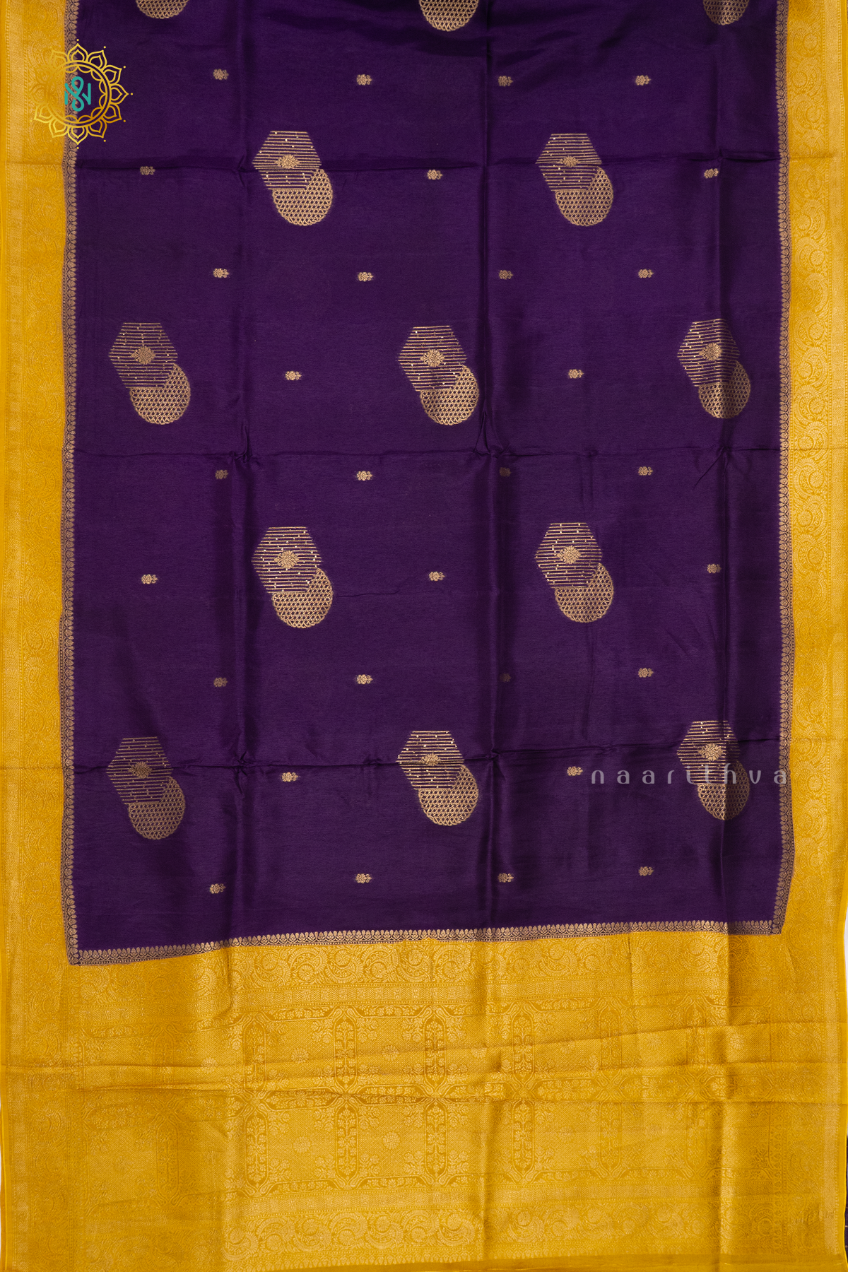 PURPLE WITH YELLOW - DOLA SILK