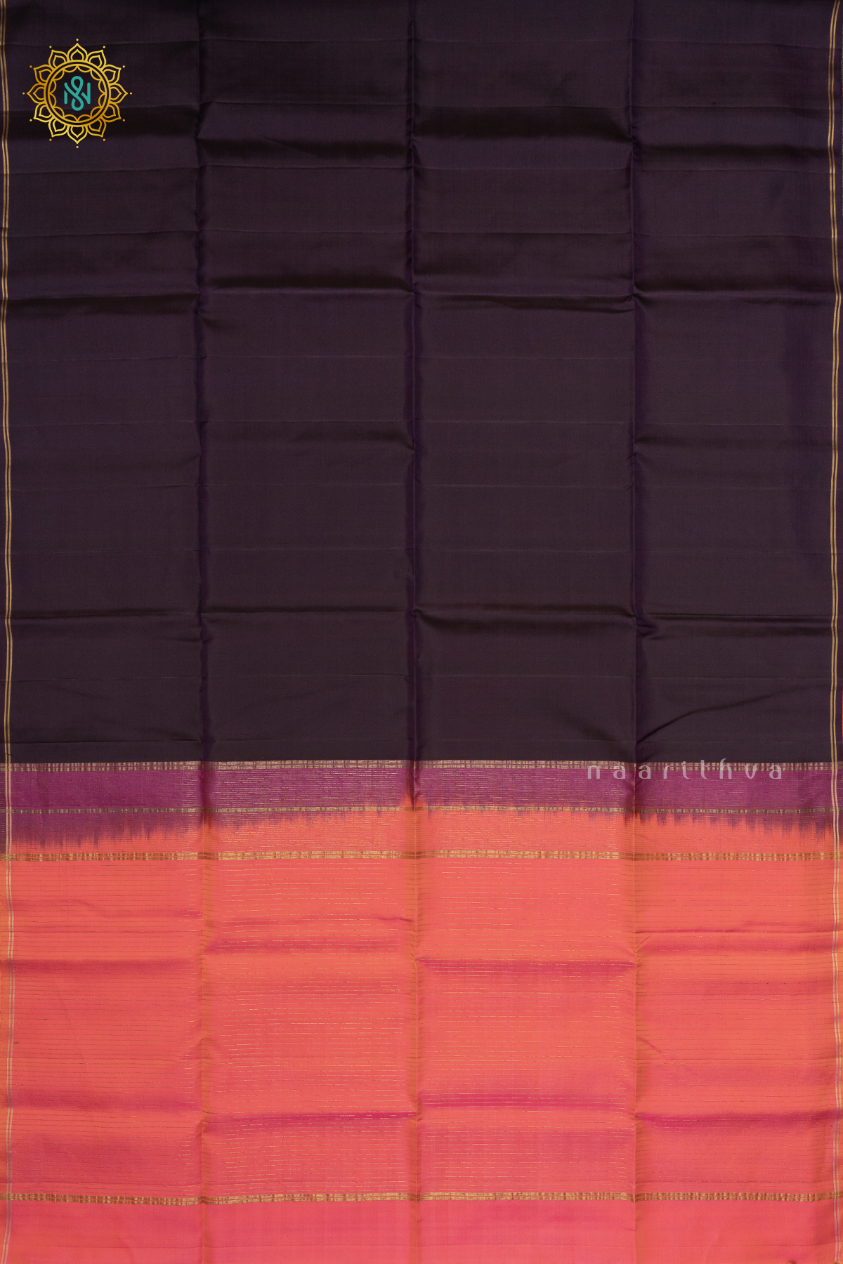 PURPLE WITH DUAL SHADE OF PINK - PURE KANJIAVARAM SOFT SILK