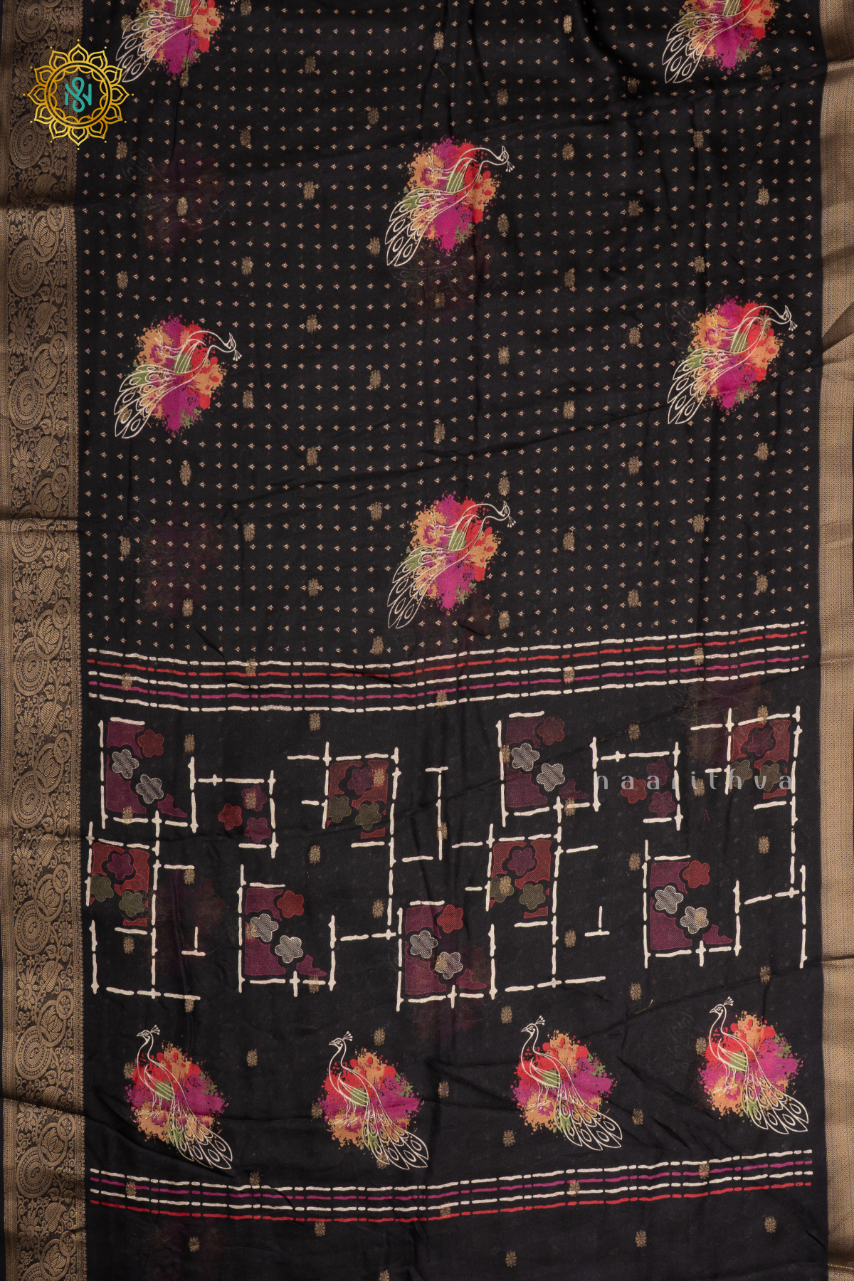 BLACK - SEMI GEORGETTE