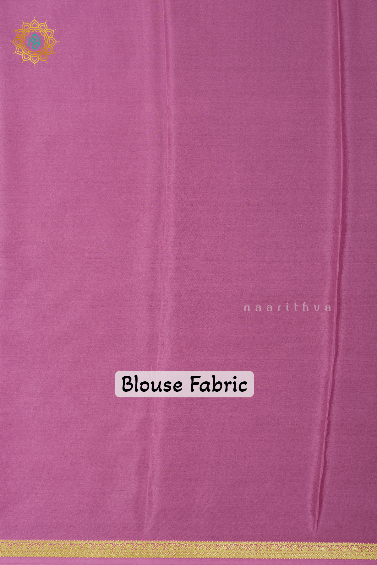 BLACK WITH PEACHISH PINK - PURE MYSORE CREPE SILK