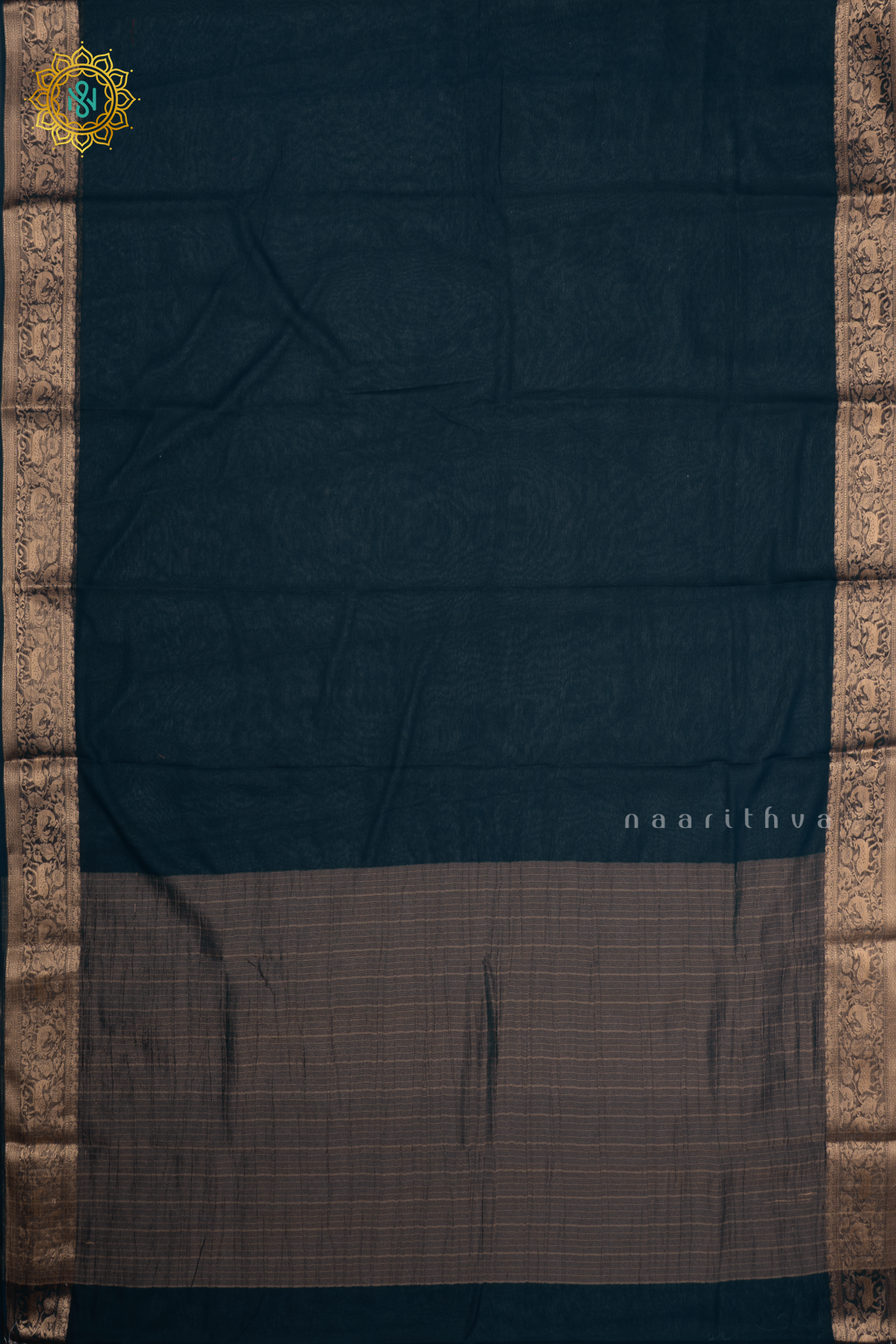 PEACOCK BLUE - SEMI GEORGETTE