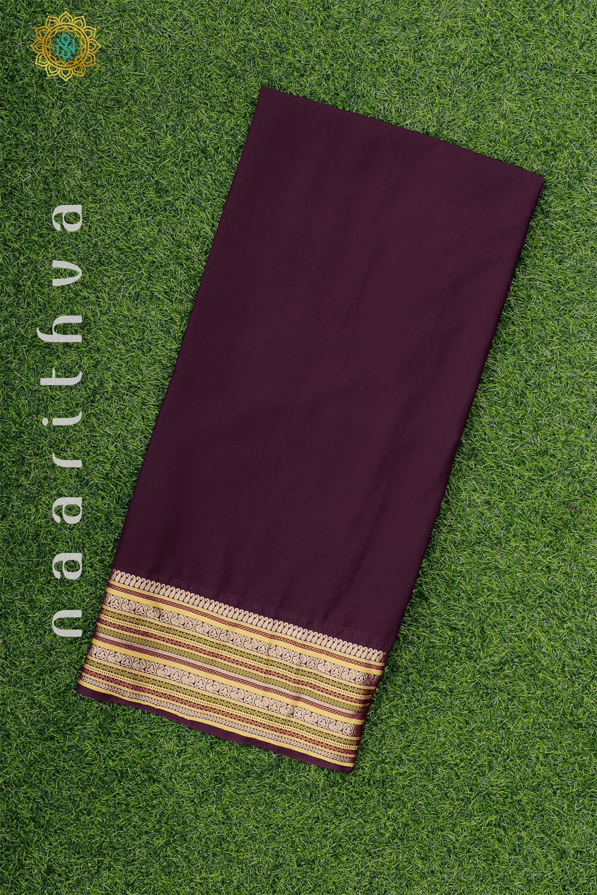 MAROON - SEMI MYSORE CREPE SILK