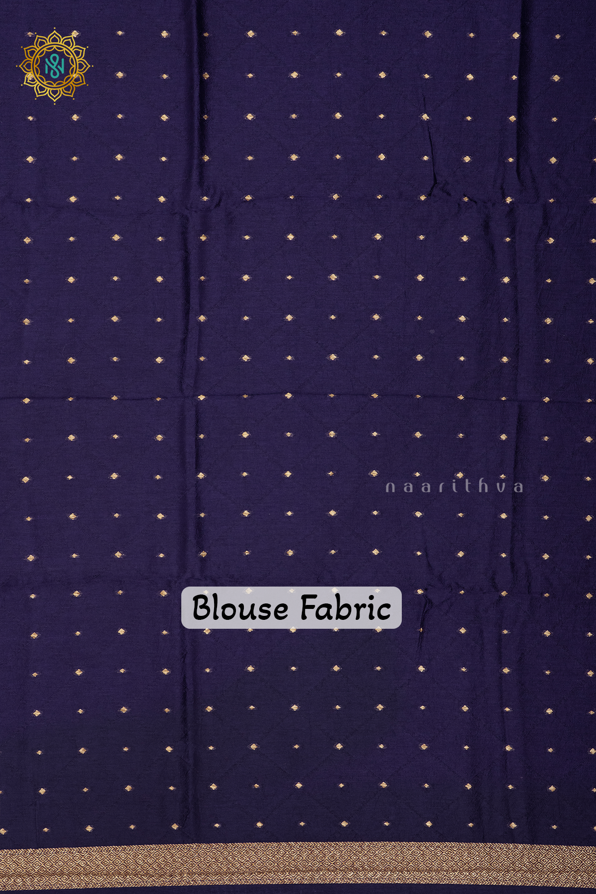 NAVY BLUE - SEMI TUSSAR SILK