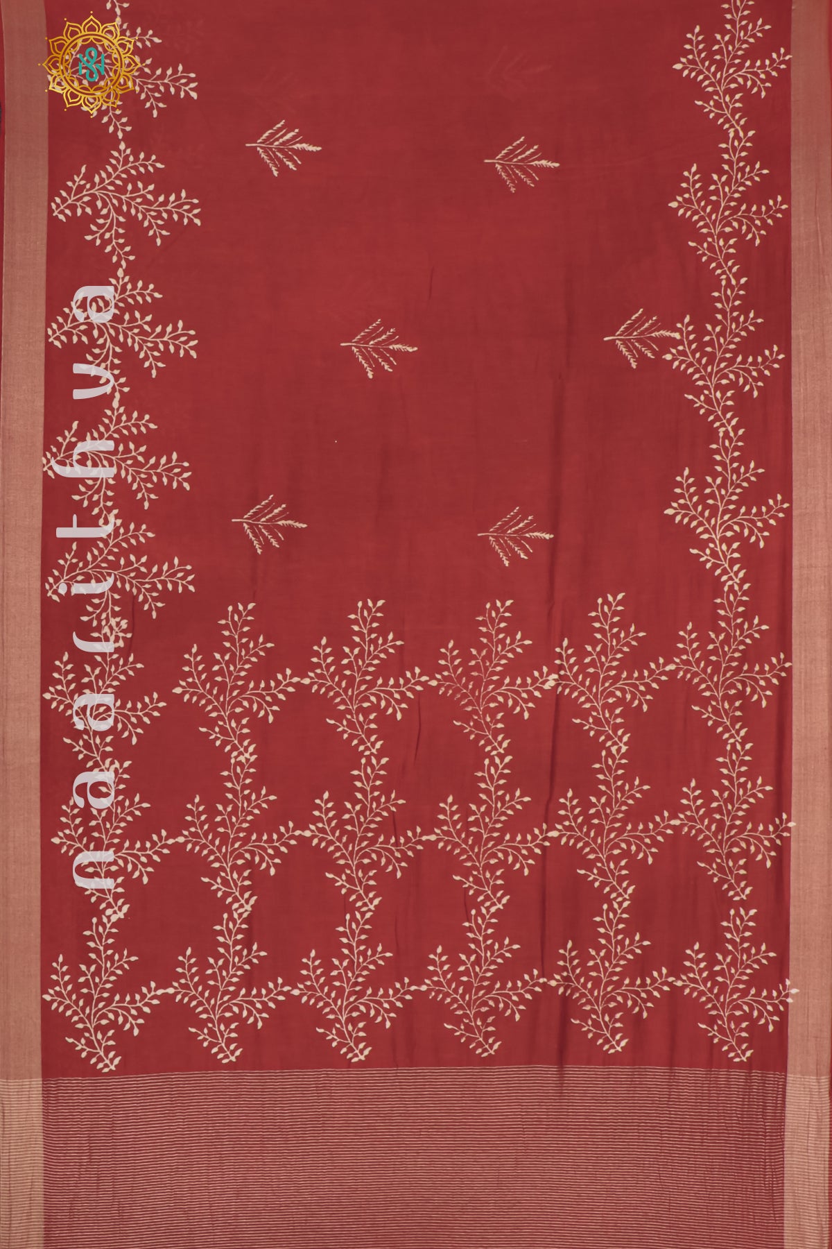 MAROON - CHANDERI SILK COTTON