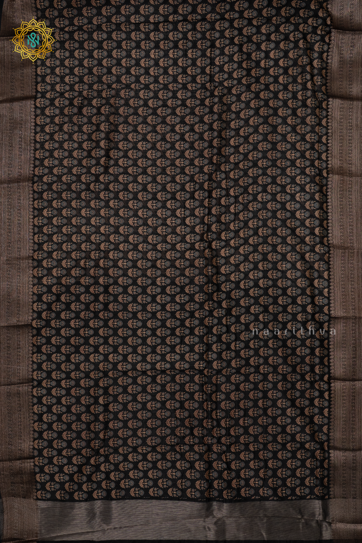 BLACK - CHANDERI SILK COTTON
