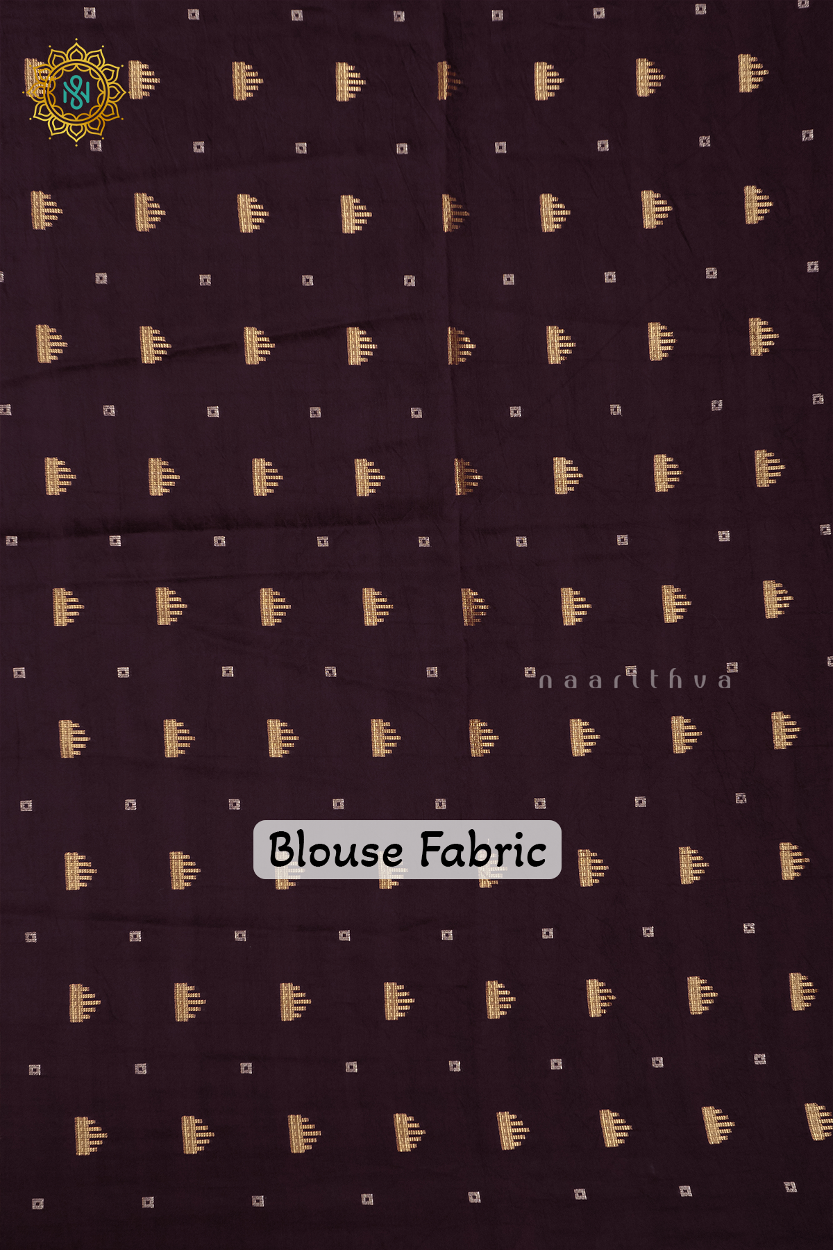 LIGHT PINK WITH WINE - SEMI CREPE SILK