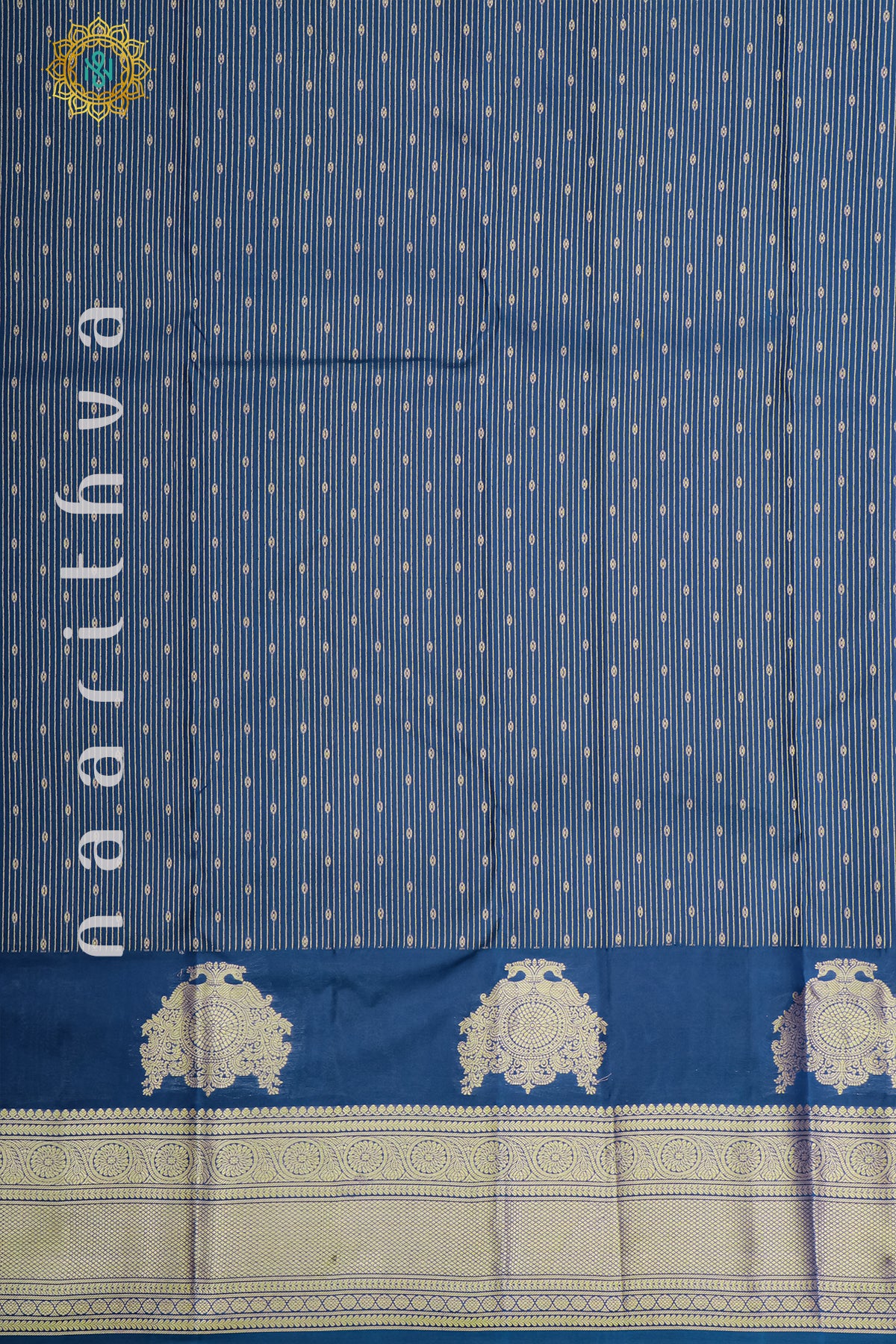 NAVY BLUE - PURE KANJIVARAM SILK