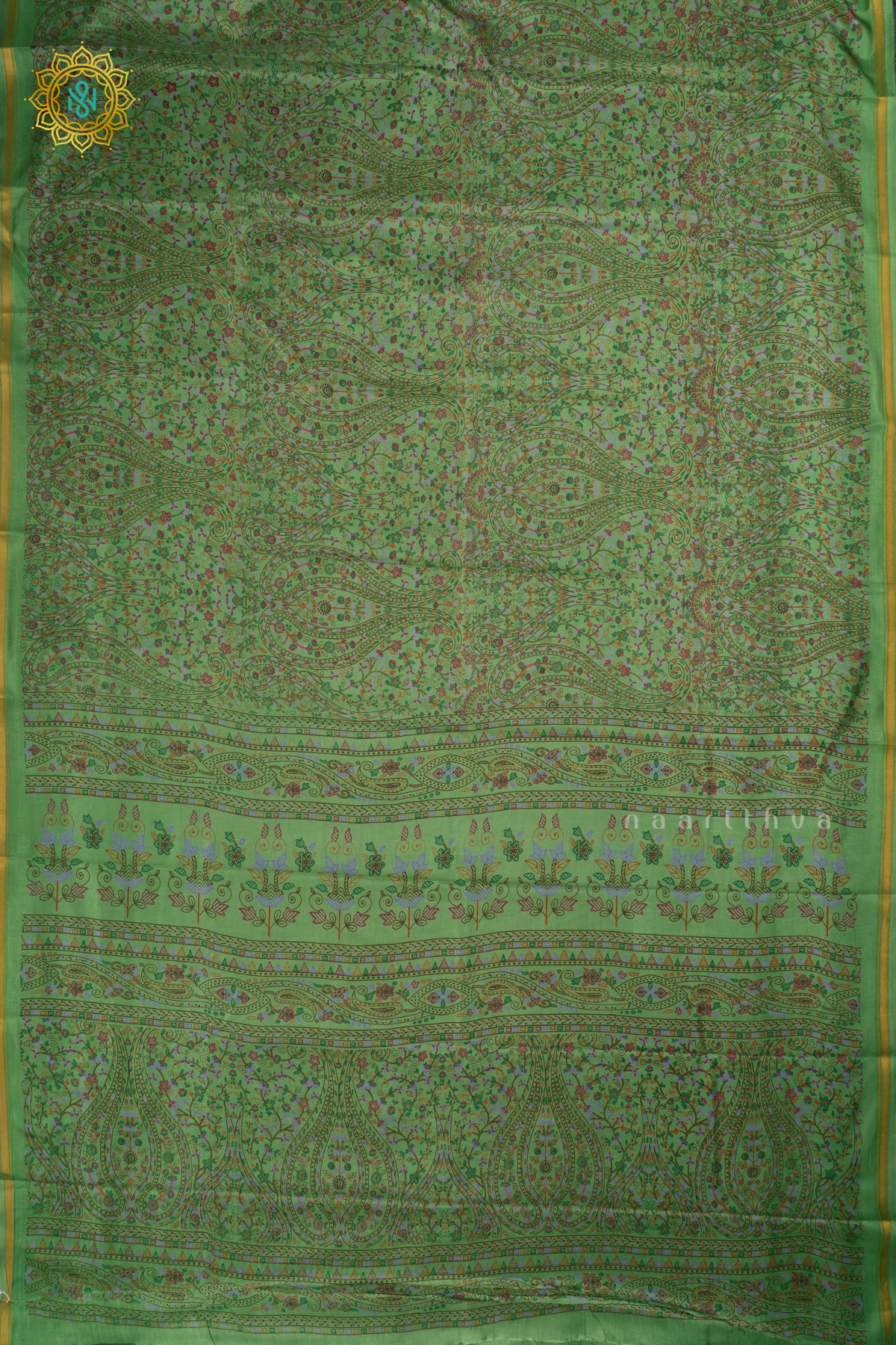 GREEN - SEMI CREPE SILK