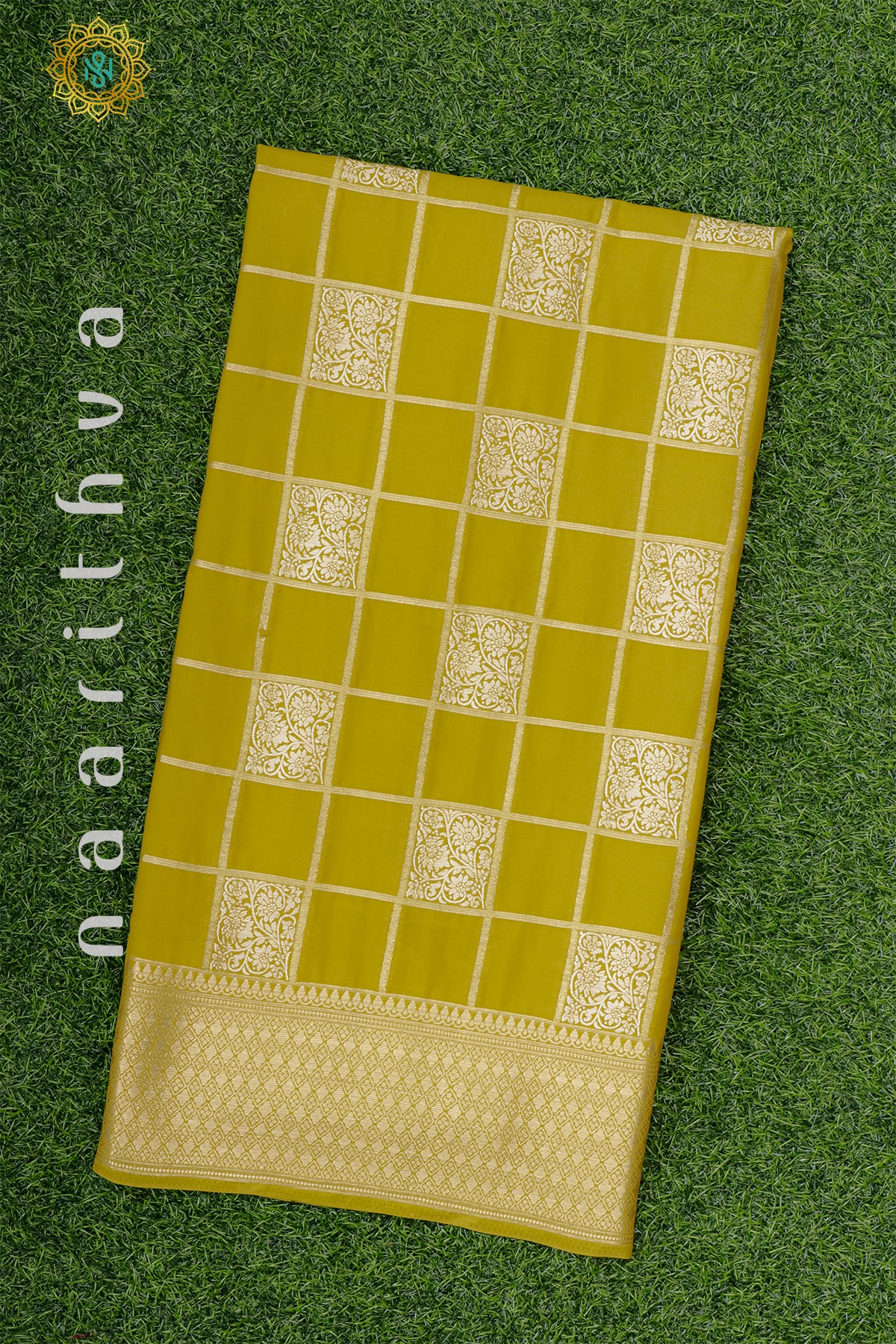 MUSTARD - SEMI MYSORE CREPE SILK