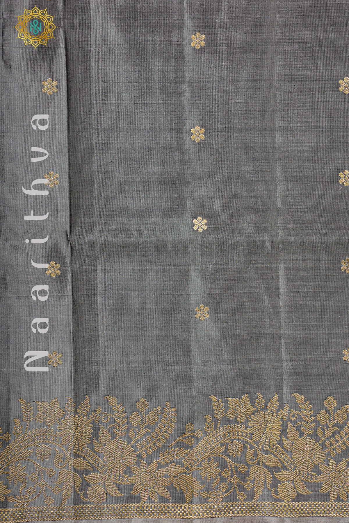 GREY - PURE KANJIVARAM SOFT SILK