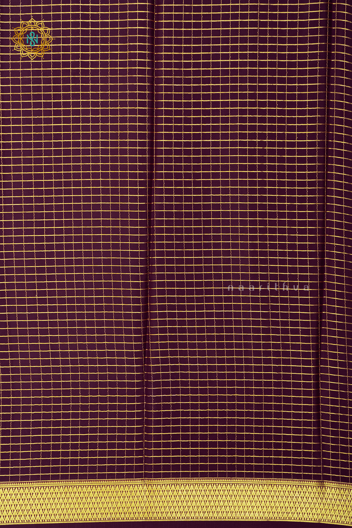 WINE - PURE MYSORE CREPE SILK