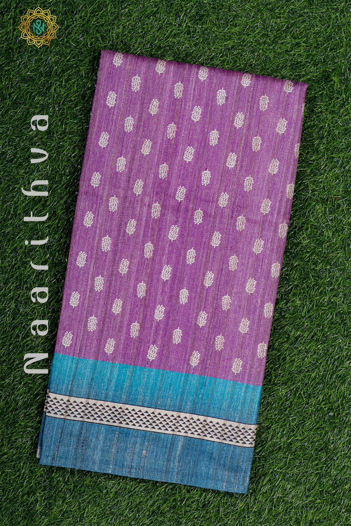 PURPLE WITH SKY BLUE - KOTHA TUSSAR