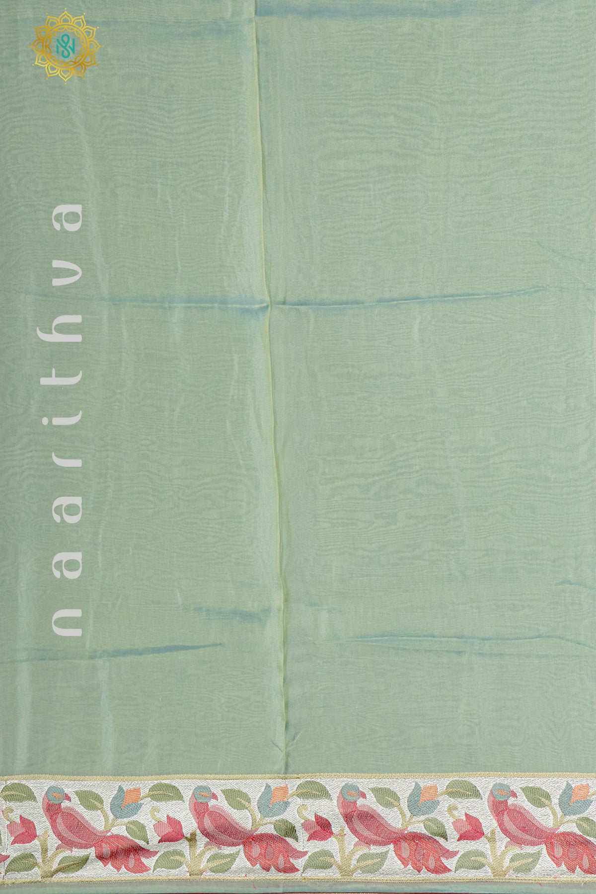 AQUA GREEN - ORGANZA TISSUE