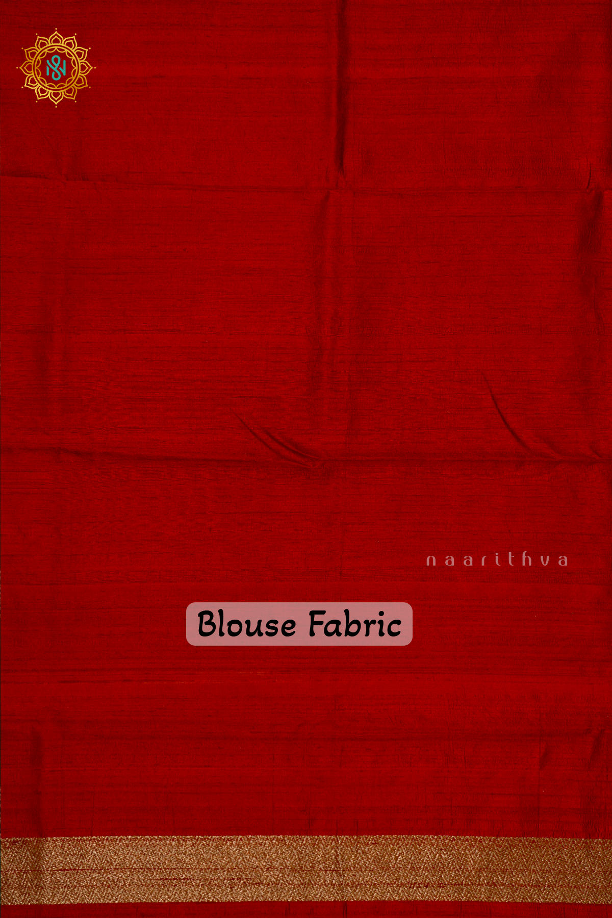 GREEN WITH RED - PURE BANRASI RAW SILK