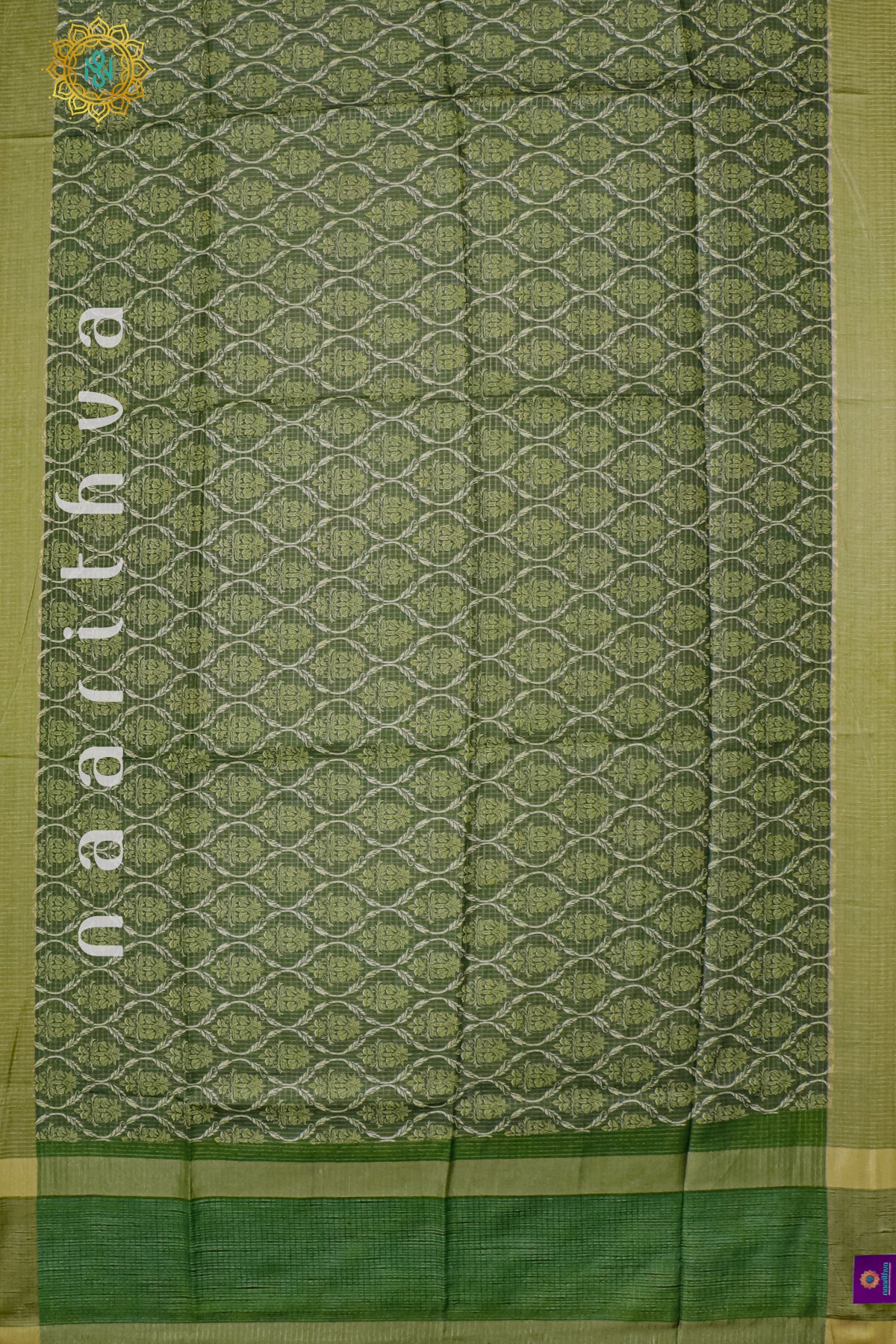 GREEN - SEMI TUSSAR SILK