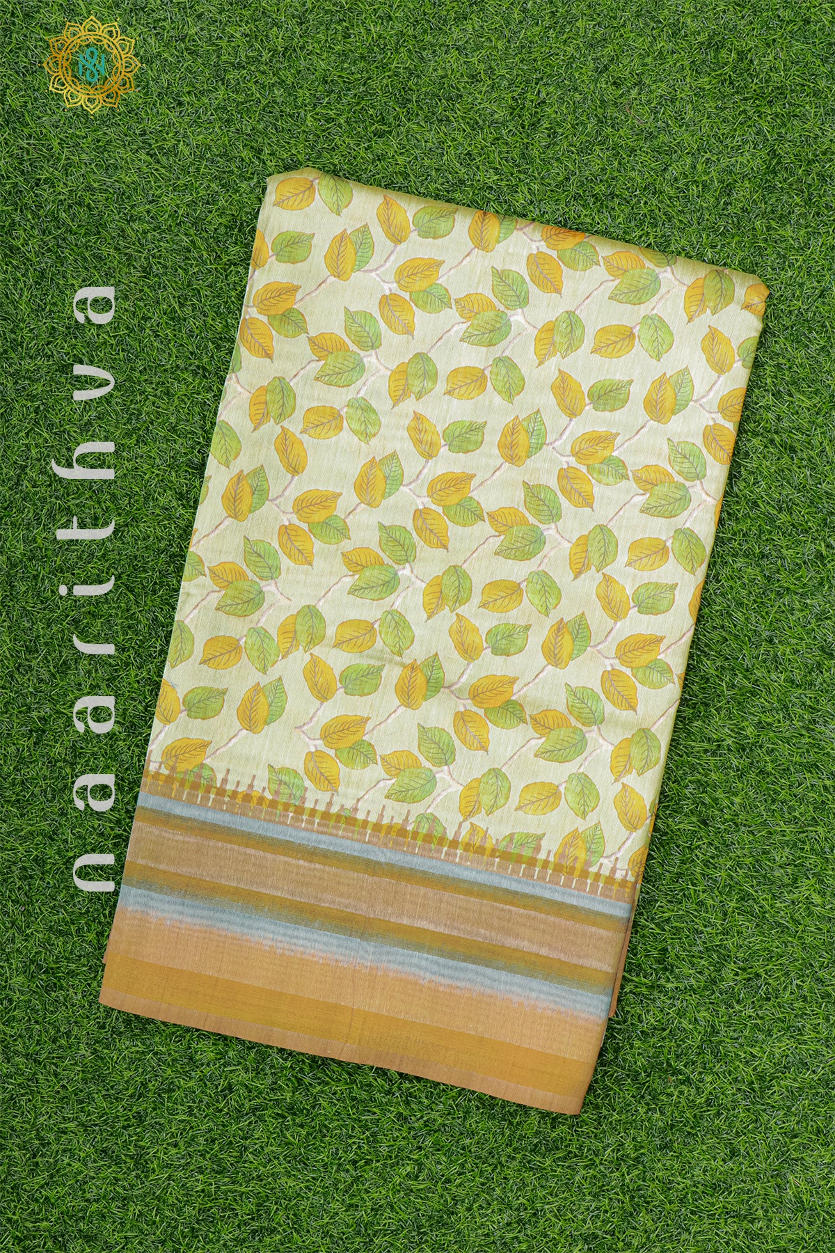 LIGHT GREEN WITH BROWN - KOTHA TUSSAR