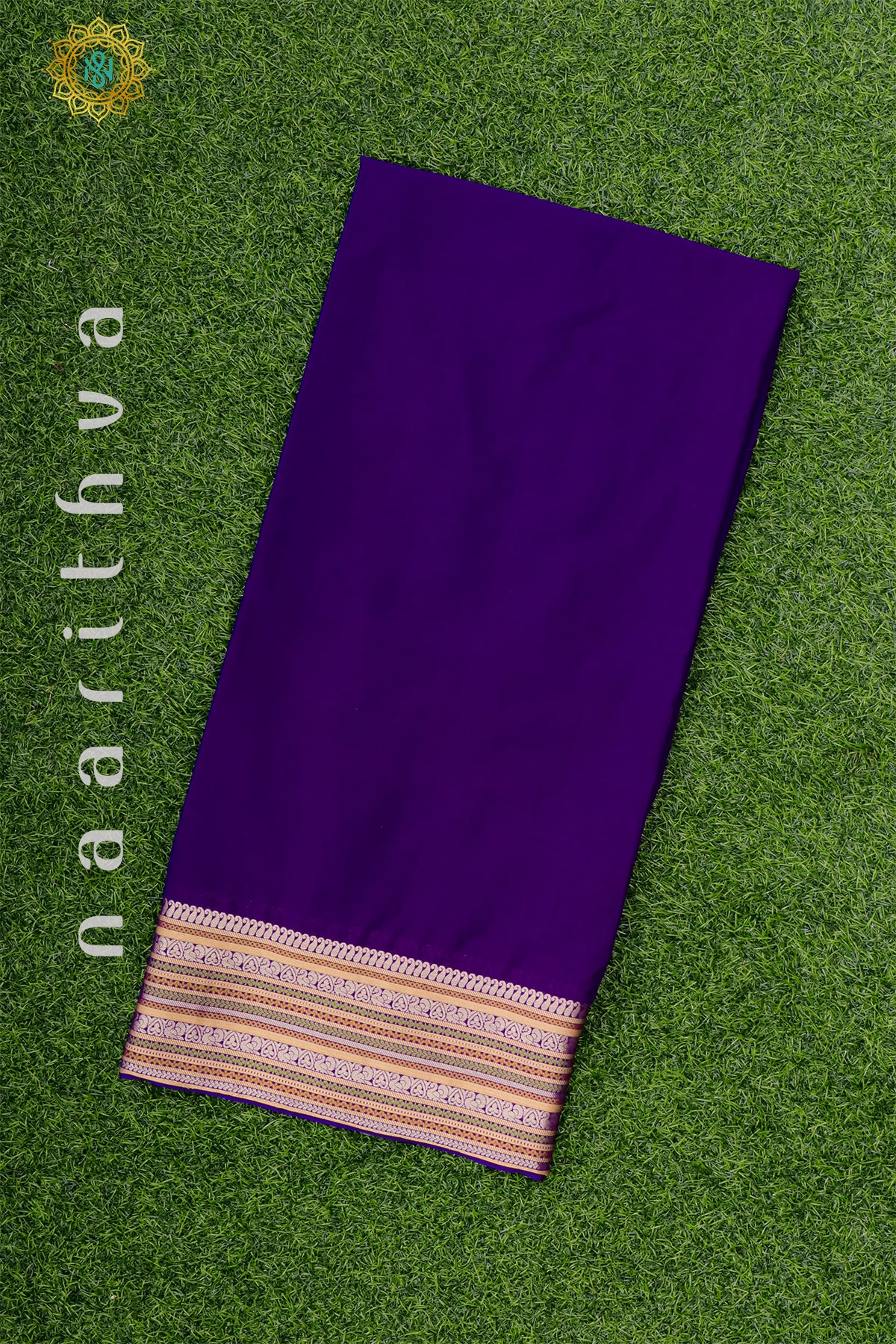 PURPLE - SEMI MYSORE CREPE SILK