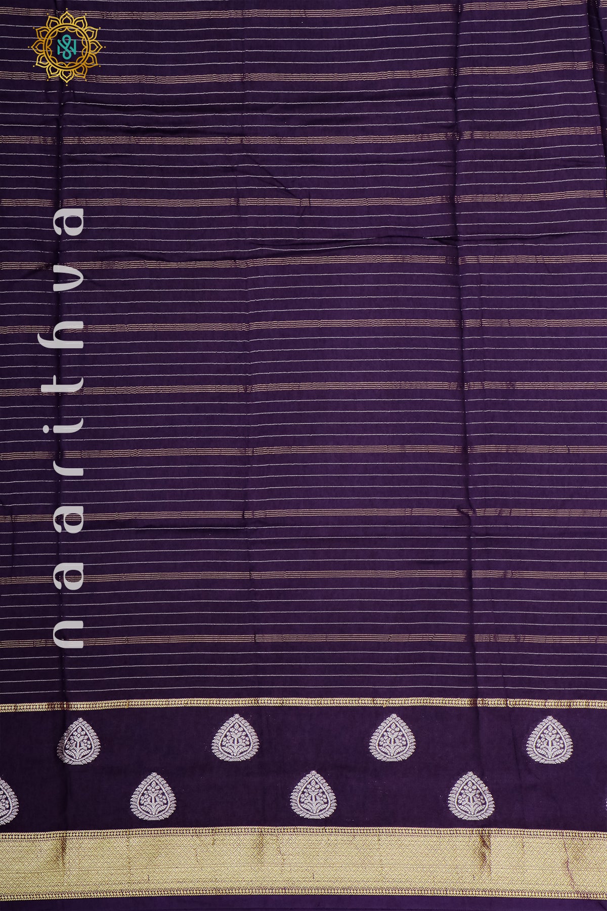 PURPLE WITH YELLOW - DOLA SILK