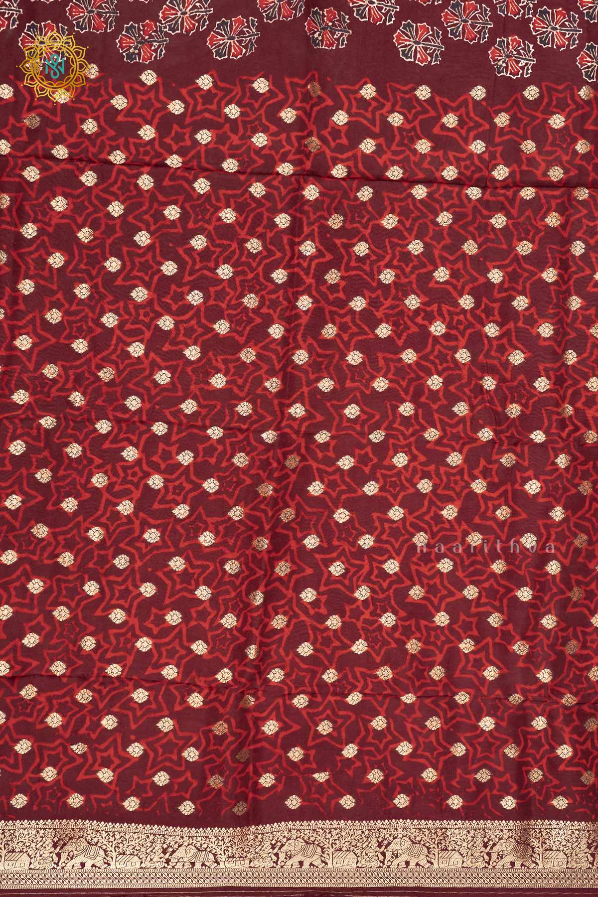 MAROON - DOLA SILK