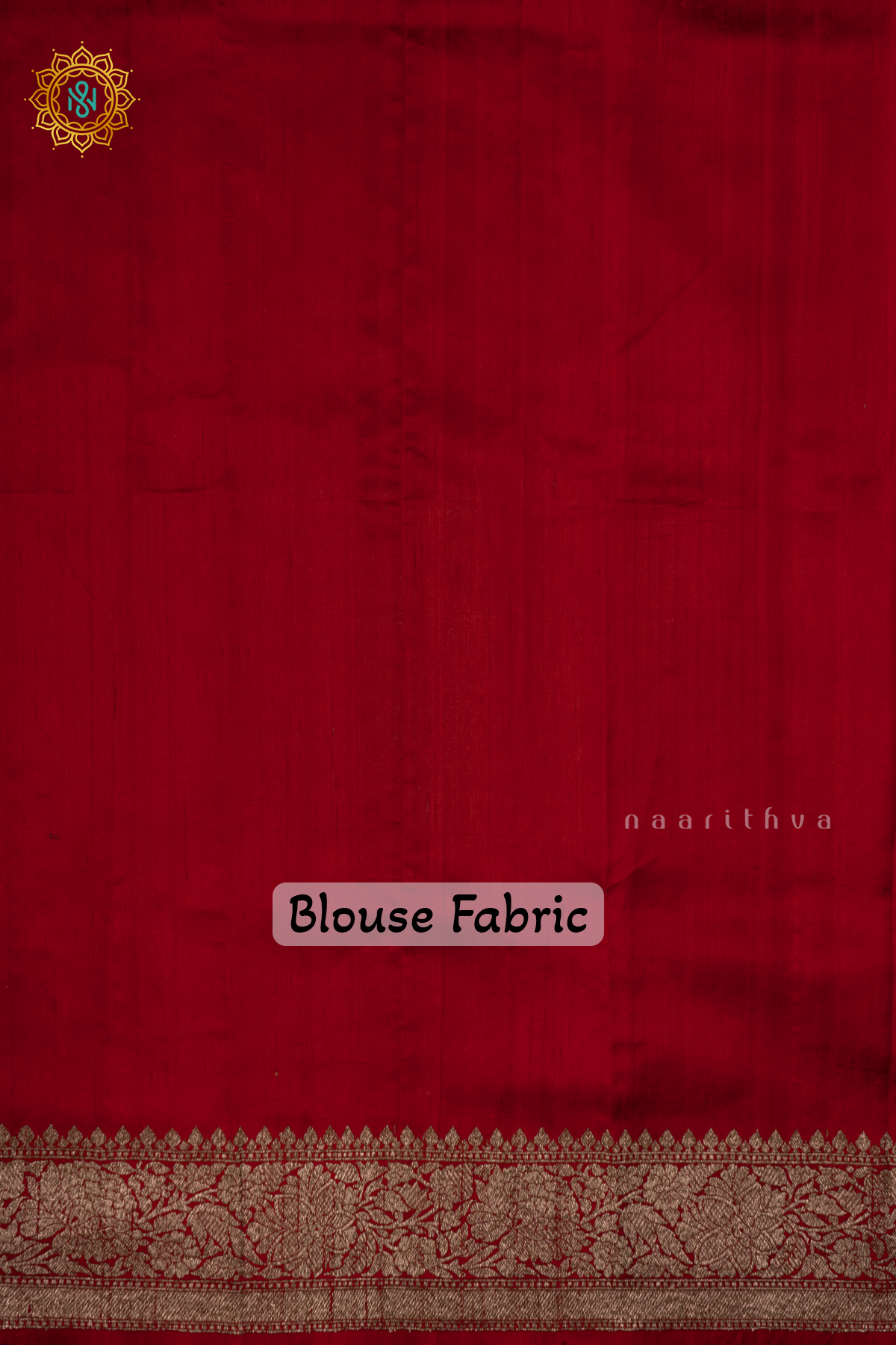 MAGENTA - PURE BANARASI RAW SILK SAREE WITH ALLOVER  ZARI WOVEN BUTTAS AND  BORDER