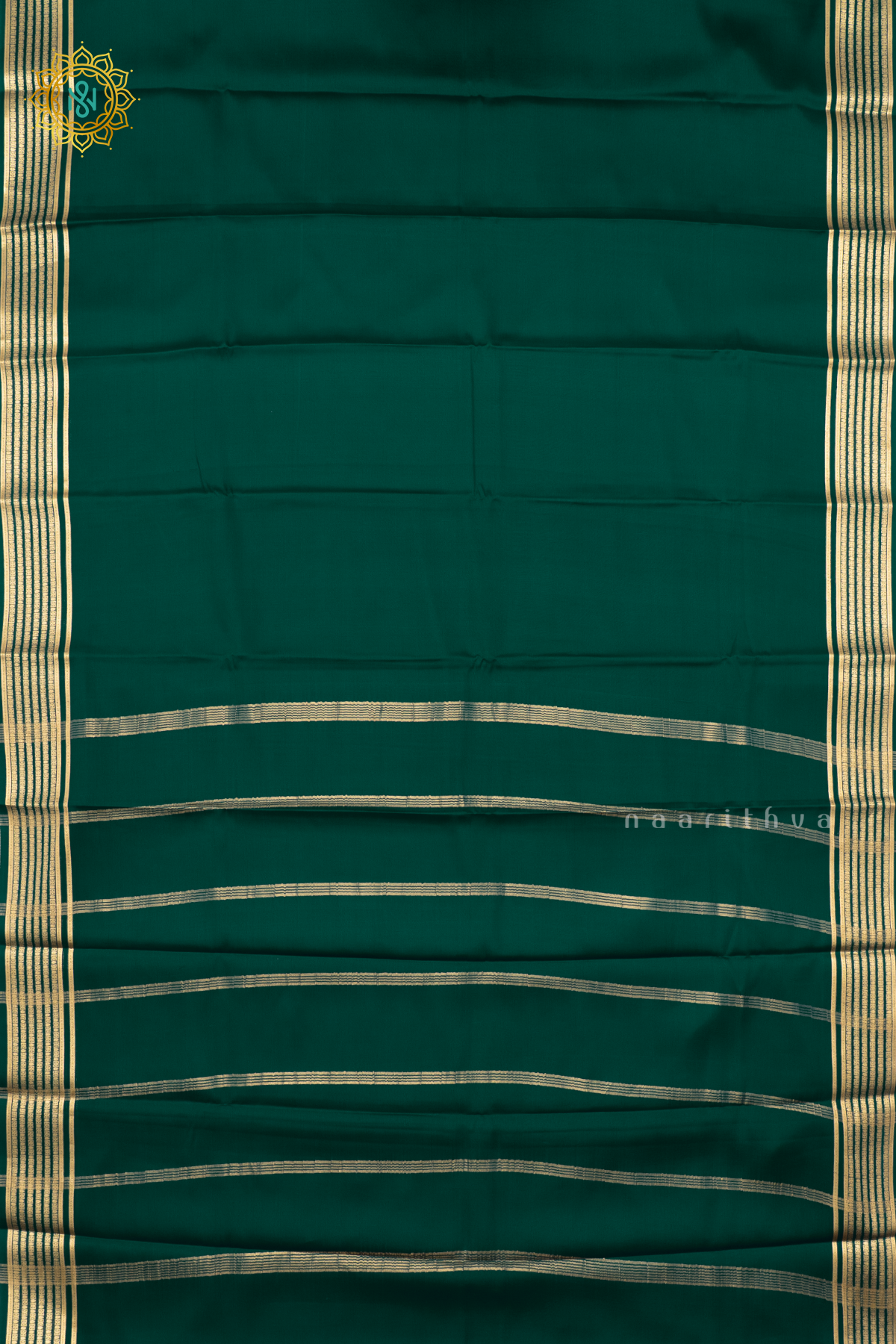 GREEN - PURE MYSORE CREPE SILK